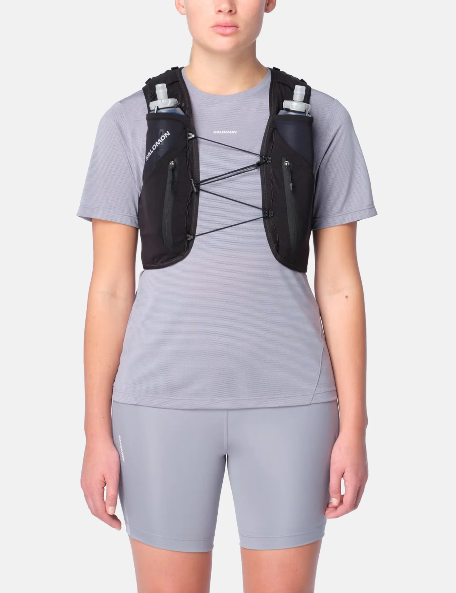 Salomon ADV Skin 12 Vest w/Flasks (Unisex) - Black - Image 2