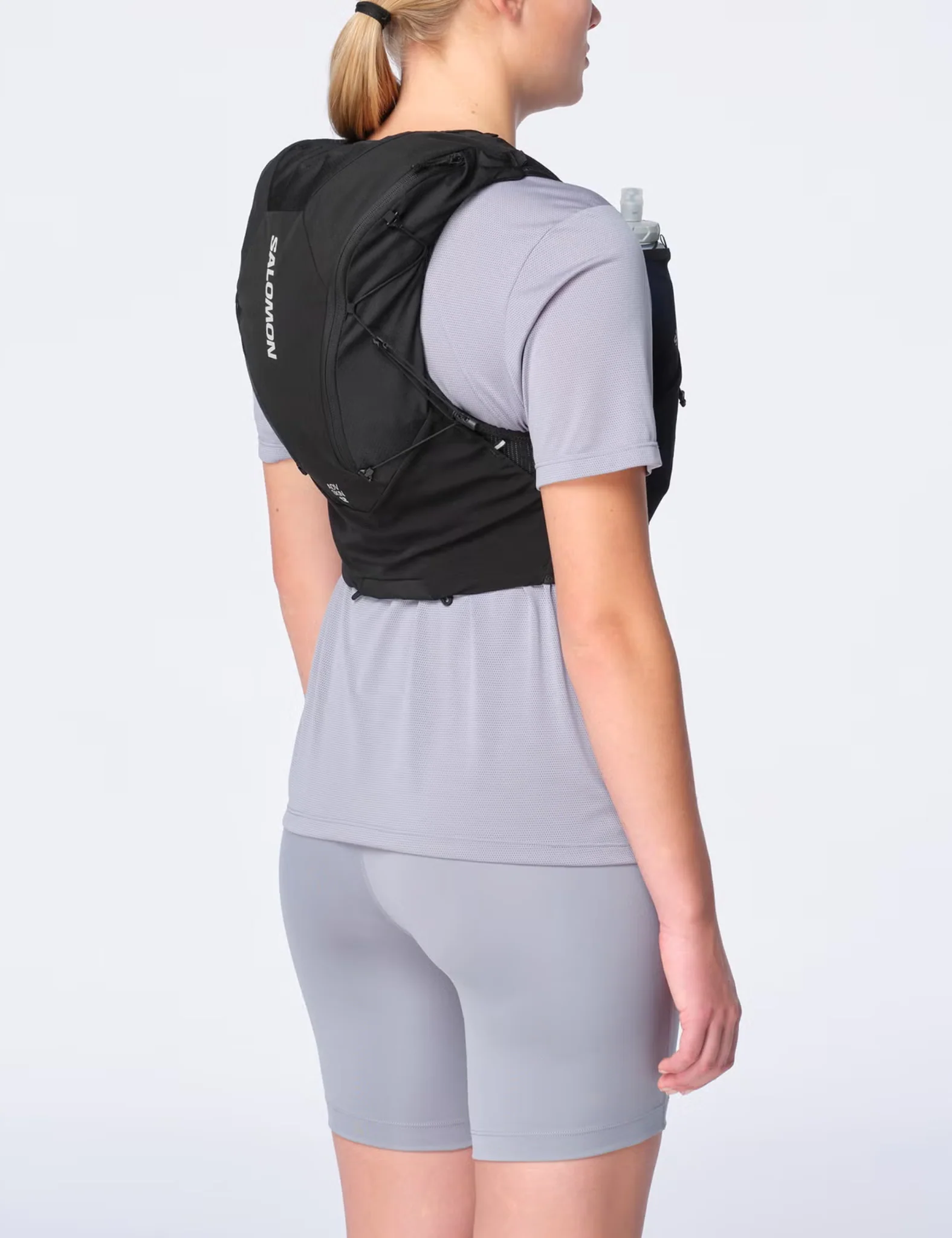 Salomon ADV Skin 12 Vest w/Flasks (Unisex) - Black - Image 4