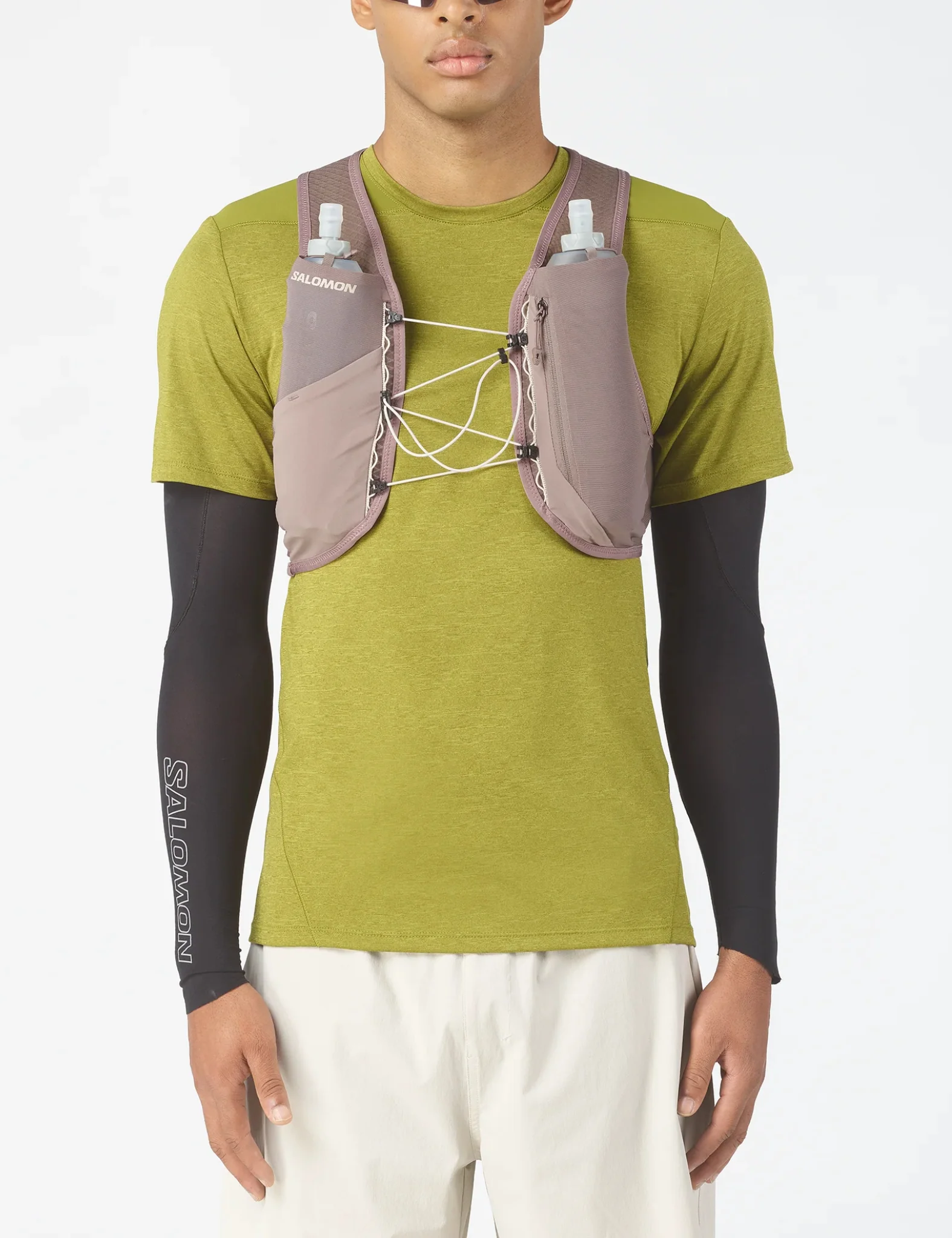 Salomon GRVL Skin 4 Vest w/Flasks (Unisex) - Brown - Image 3