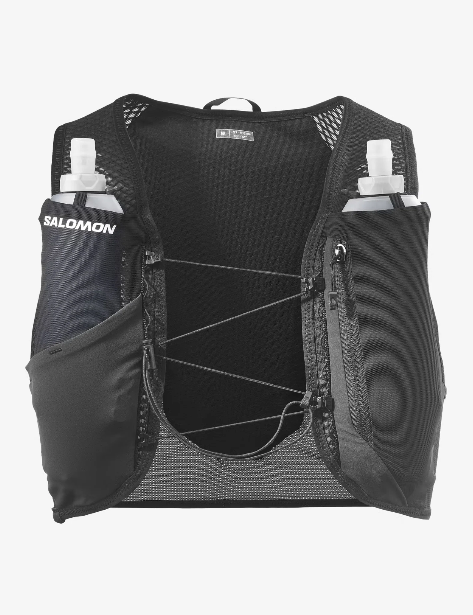 Salomon GRVL Skin 4 Vest w/Flasks (Unisex) - Black/White - Image 4