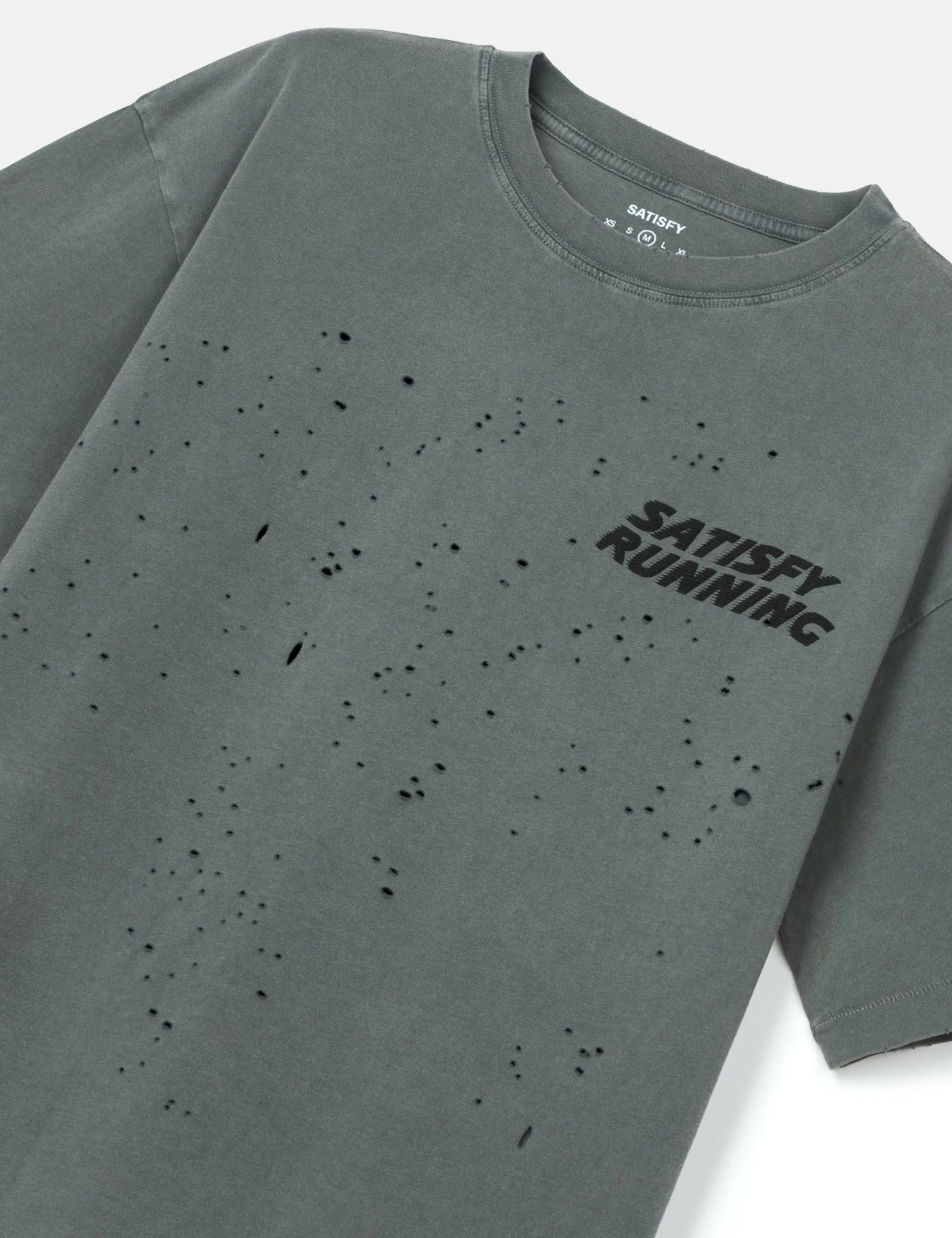 Satisfy MothTech T-Shirt - Faded Black - Image 2