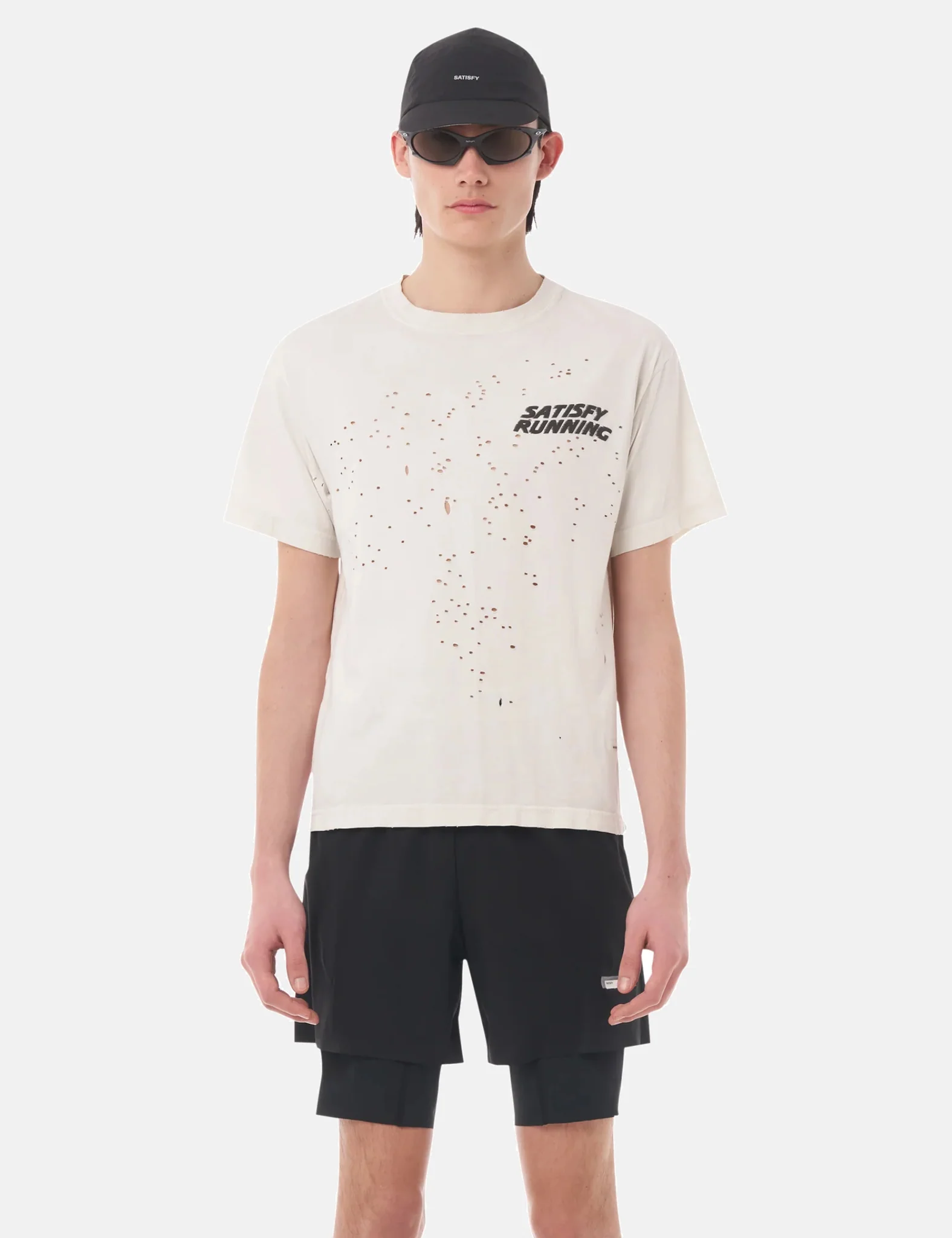 Satisfy MothTech T-Shirt - Off-White