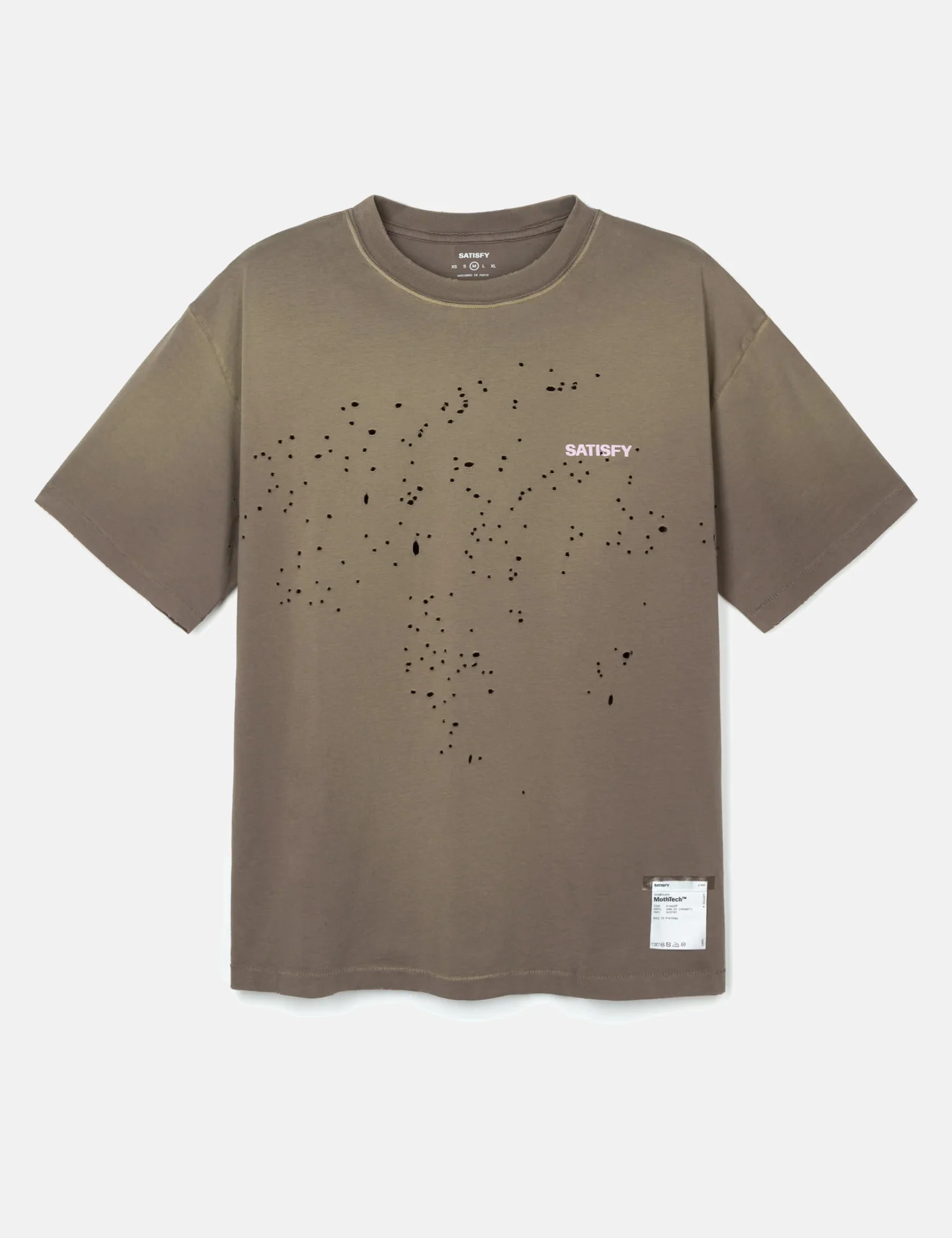 Satisfy MothTech T-Shirt - SunBleached Falcon - Image 3