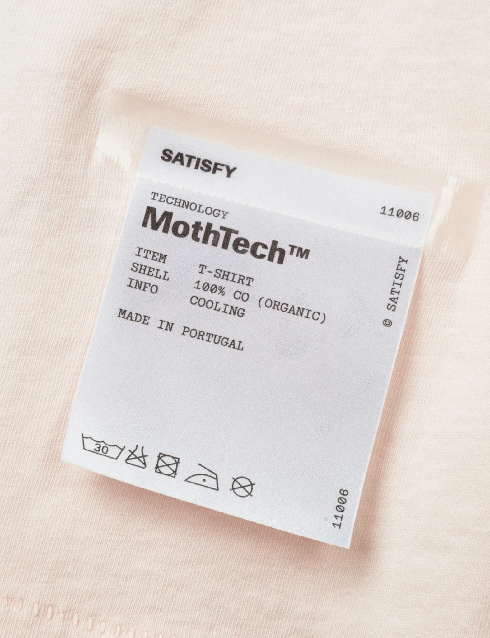 Satisfy MothTech T-Shirt - SunBleached Rosewater - Image 3