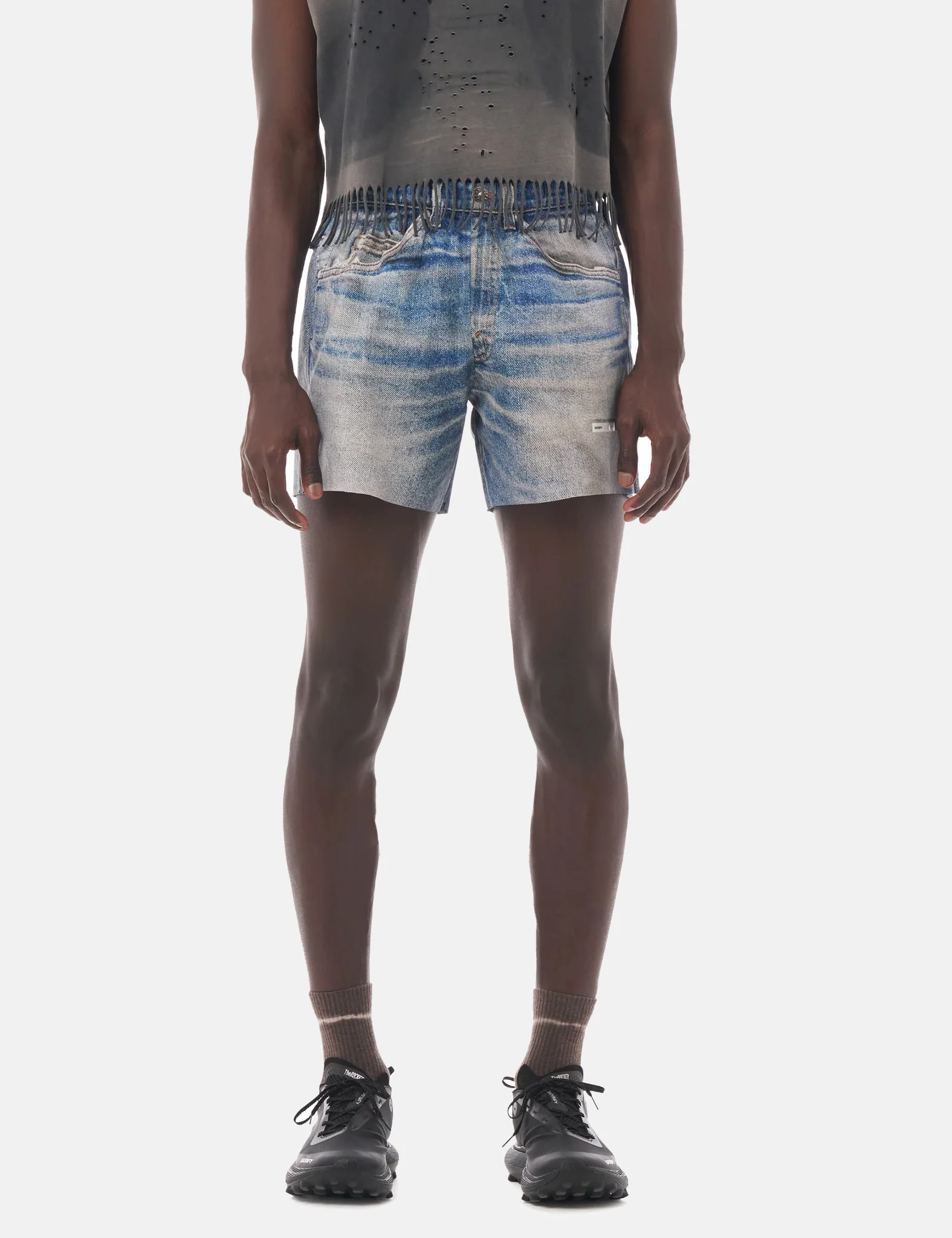 Satisfy PeaceShell 5" Unlined Shorts - Digital Denim