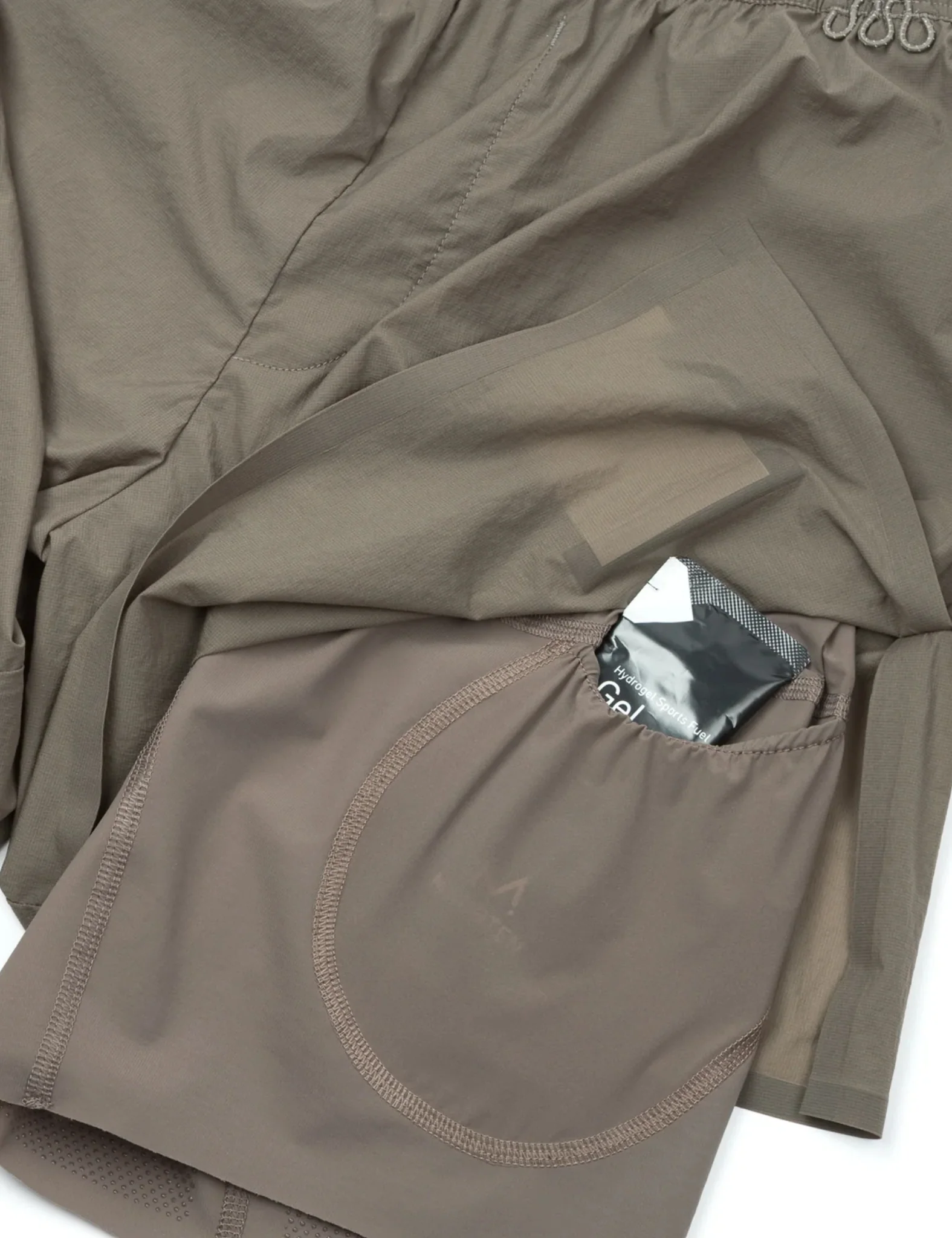 Satisfy Rippy Cordura 8" Trail Shorts - Morel - Image 2