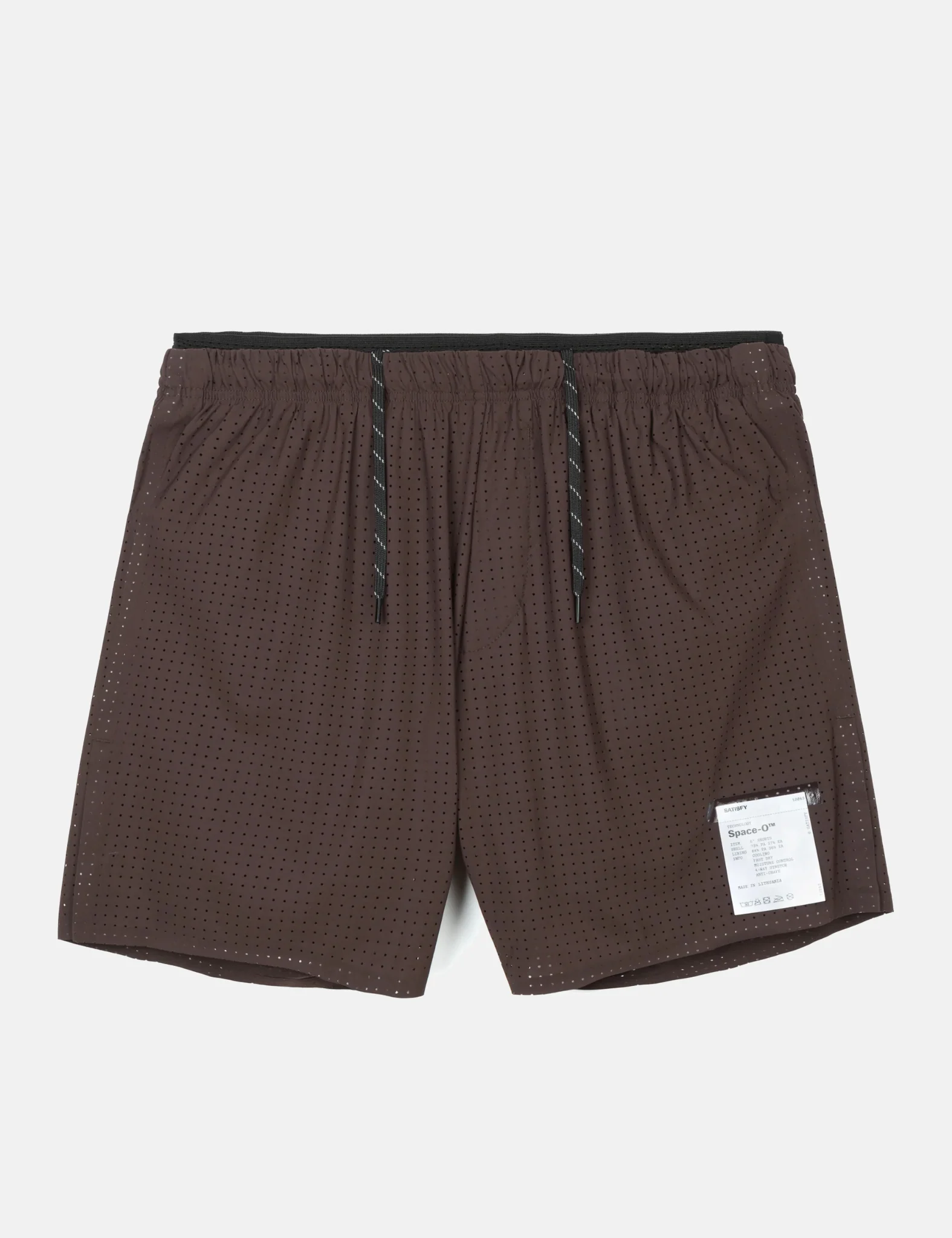 Satisfy Space-O 5" Shorts - Deep Mahogany - Image 2