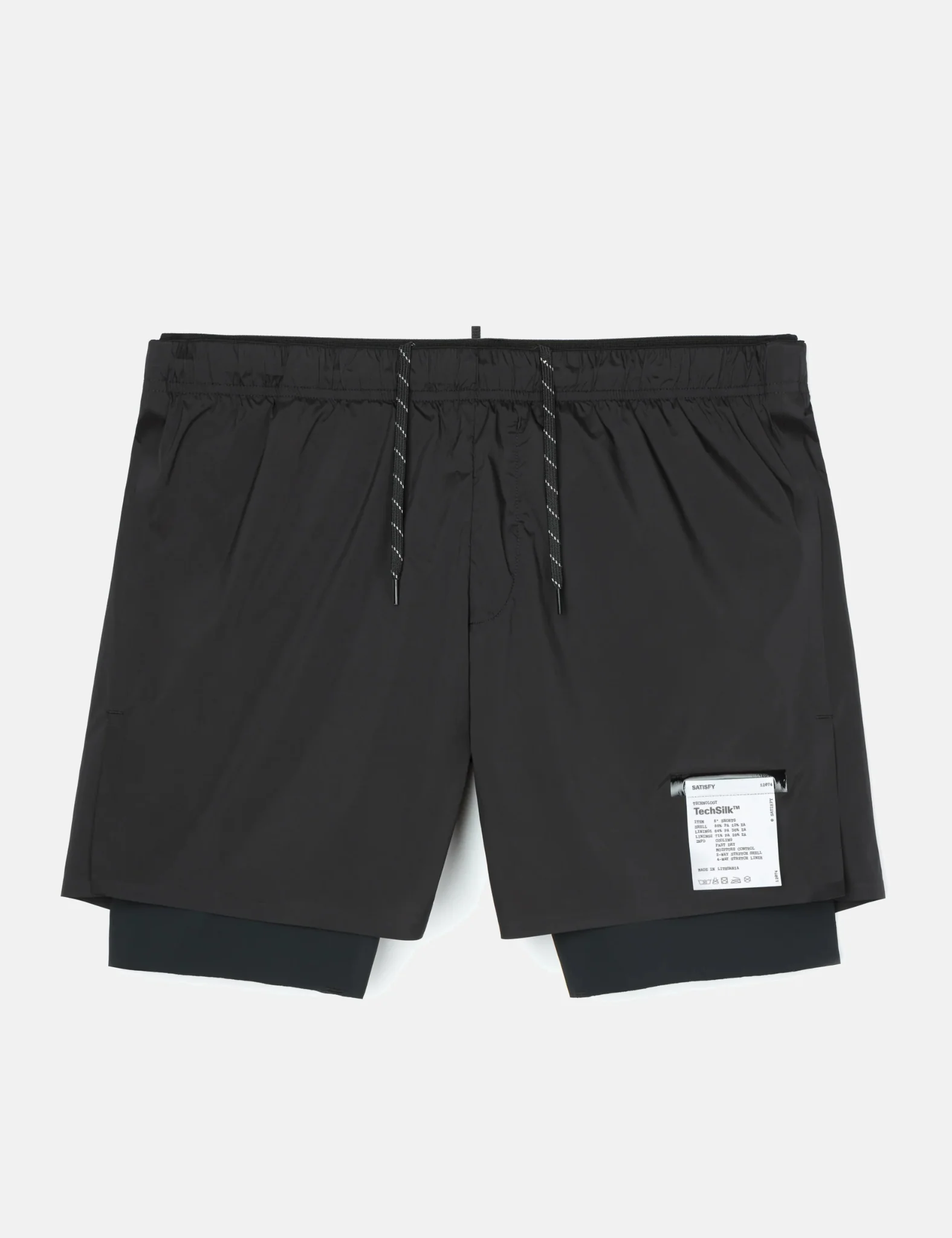 Satisfy TechSilk 8" Shorts - Black - Image 3