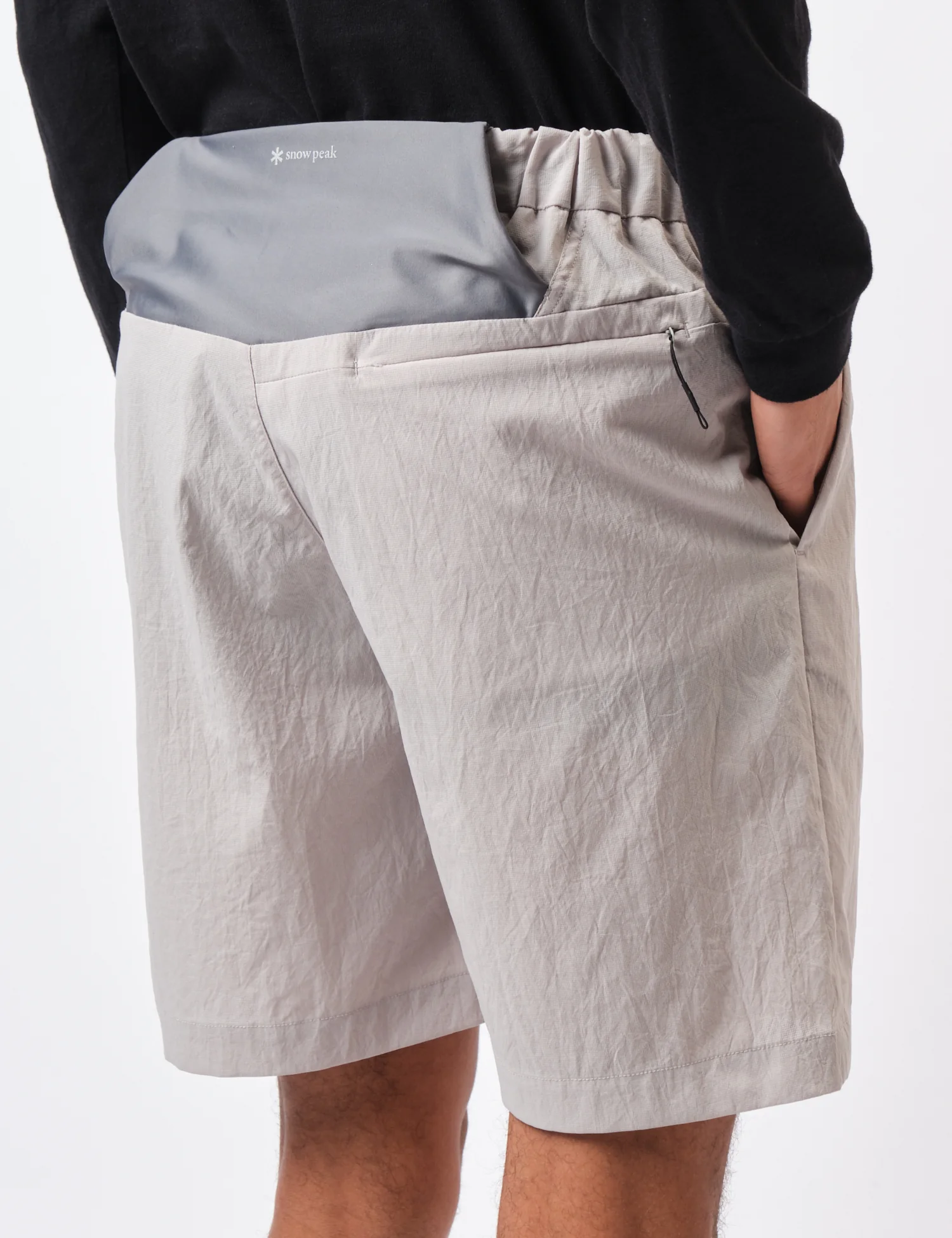Snow Peak Breathable Quick Dry Active Shorts - Grey - Image 2