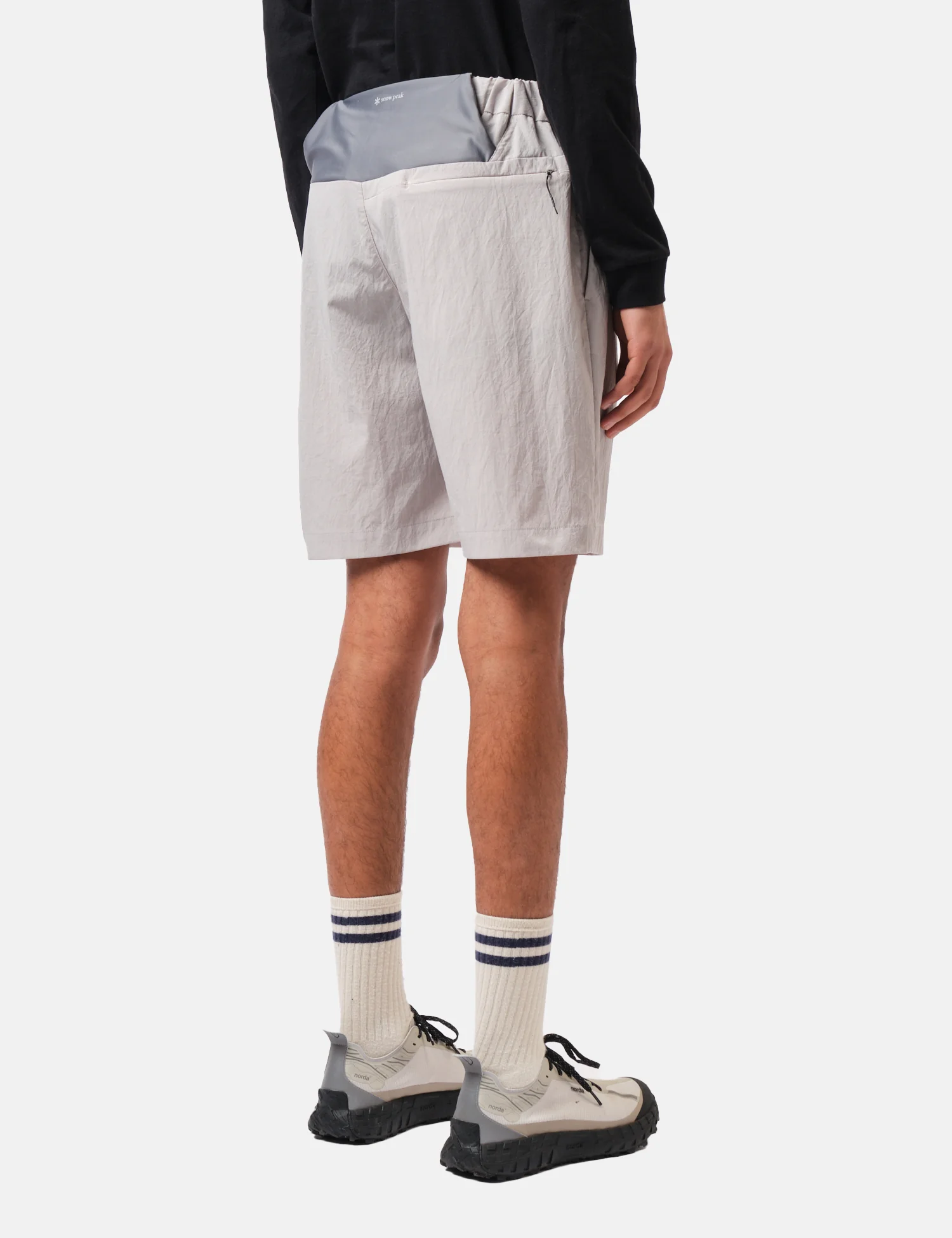 Snow Peak Breathable Quick Dry Active Shorts - Grey - Image 8