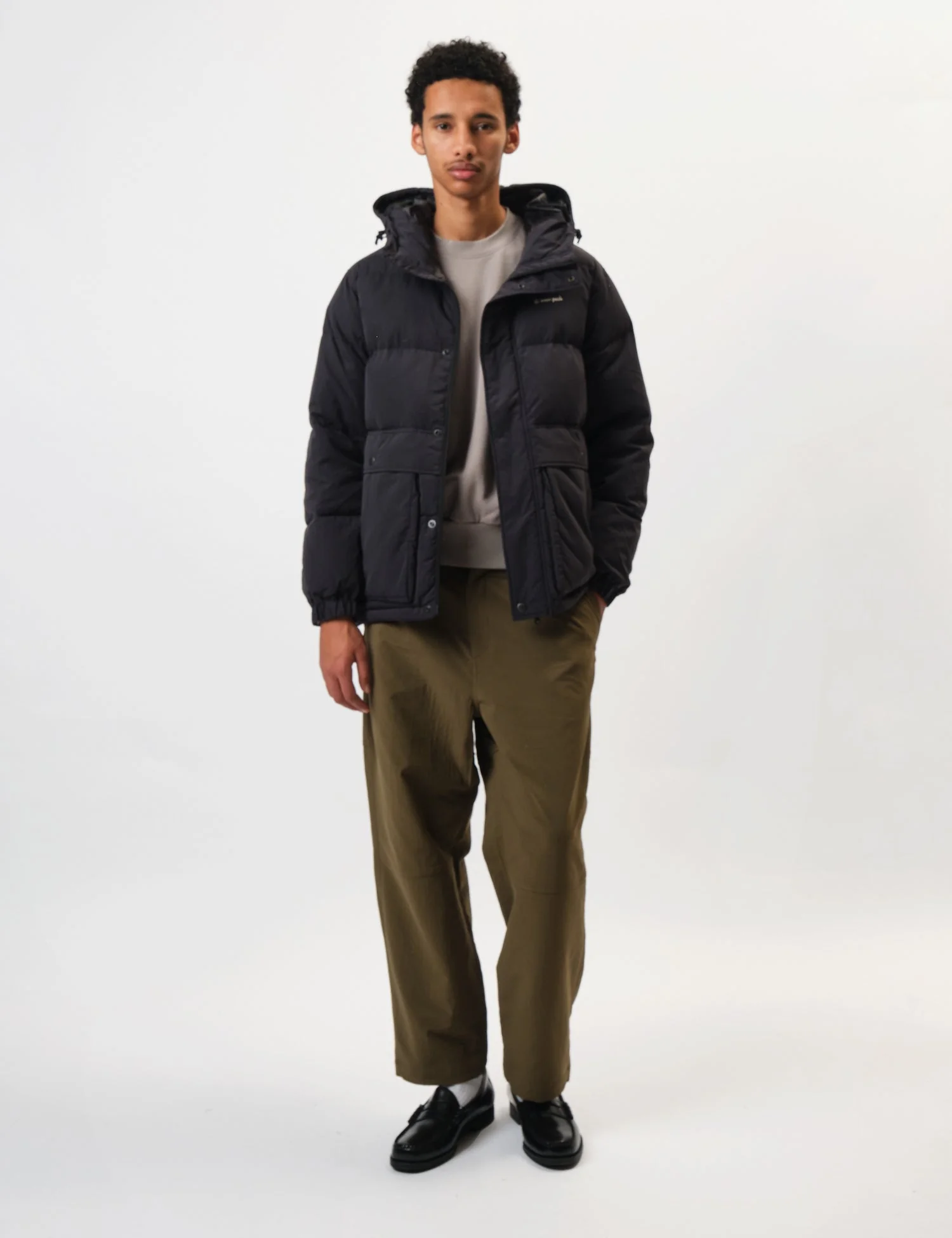 Snow Peak Everyday Down Jacket - Black - Image 3