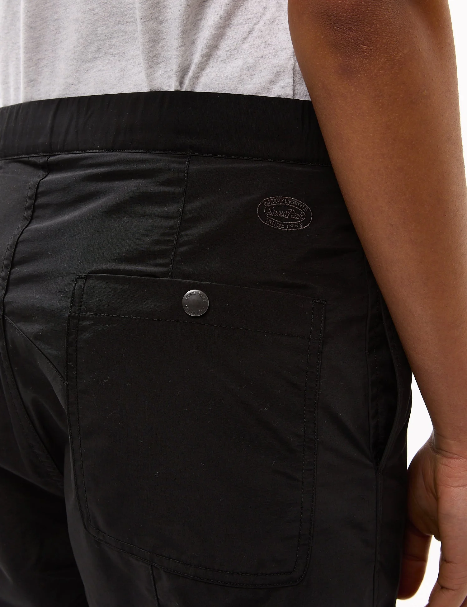 Snow Peak Light Mountain Cloth Shorts - Black - Image 3