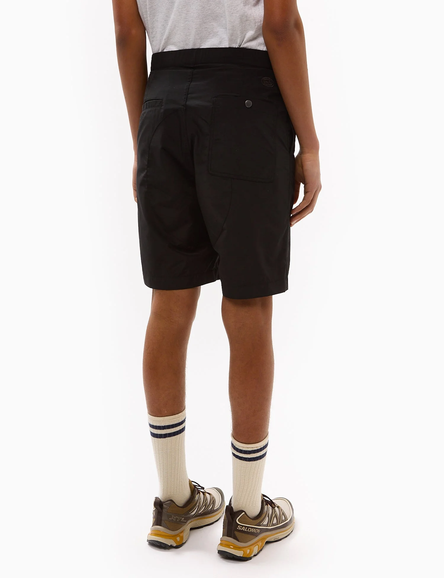 Snow Peak Light Mountain Cloth Shorts - Black - Image 4
