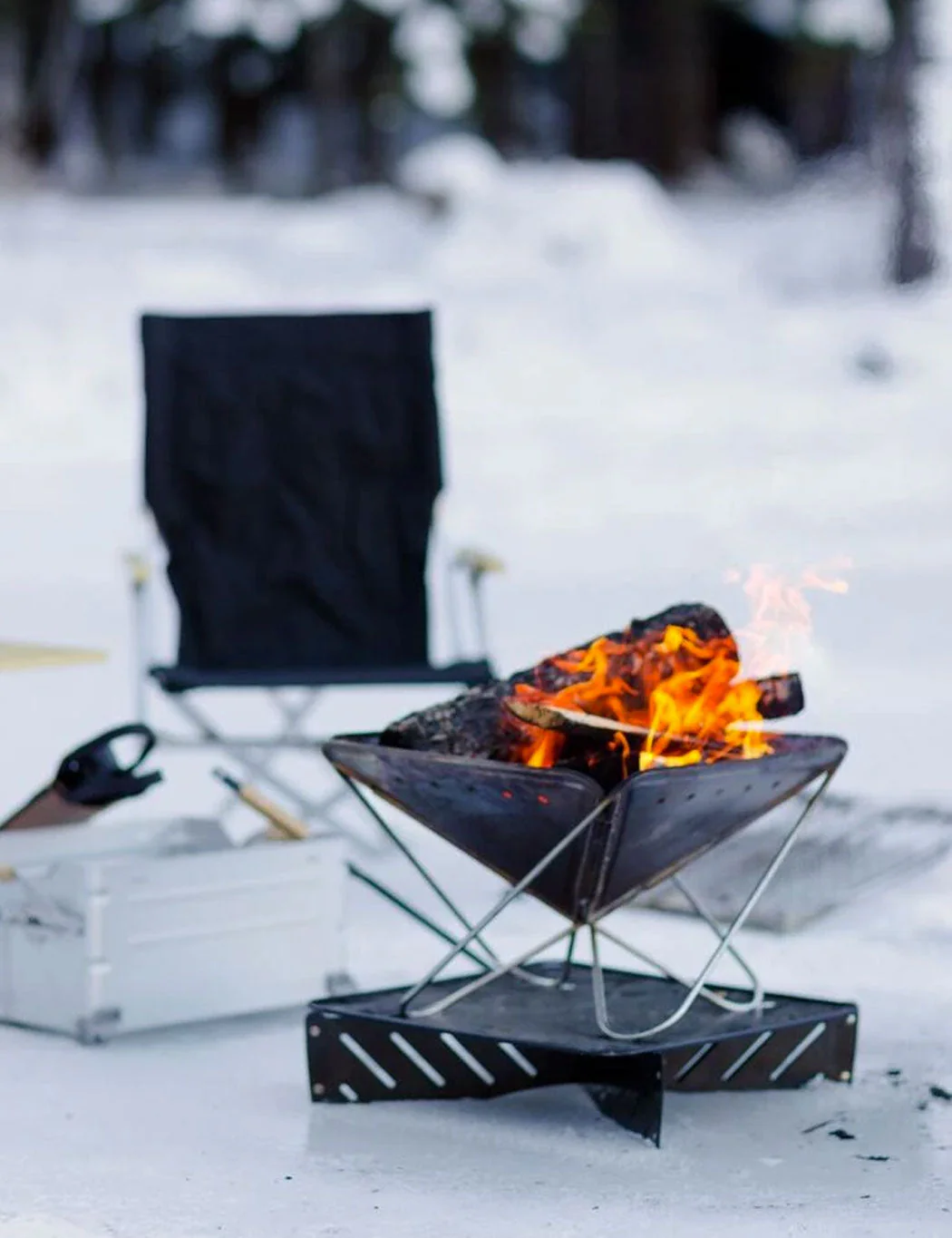Snow Peak Pack & Carry Fireplace (XL) - Silver - Image 8