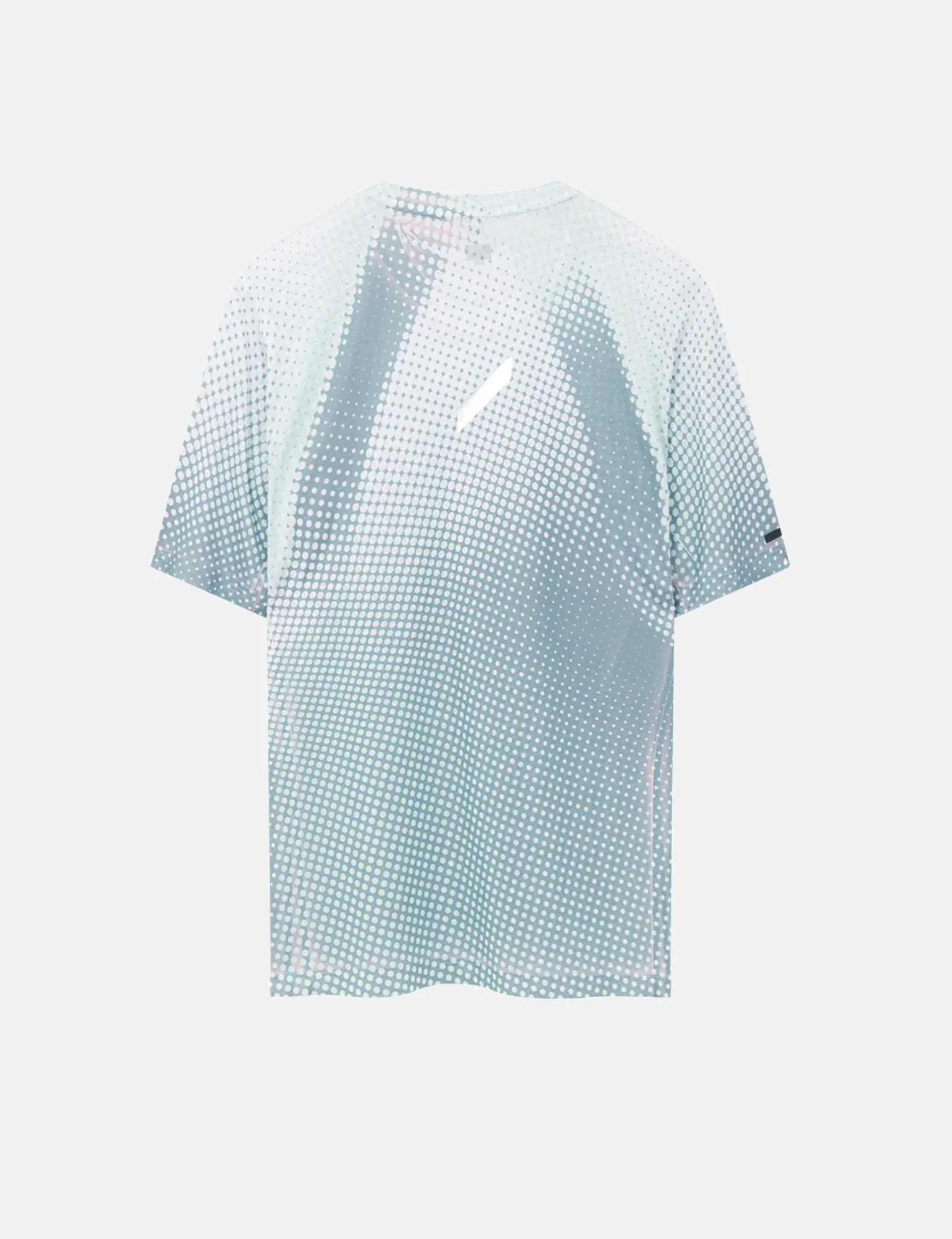 Soar Running Printed Tech T-Shirt - Grey/Sage - Image 2