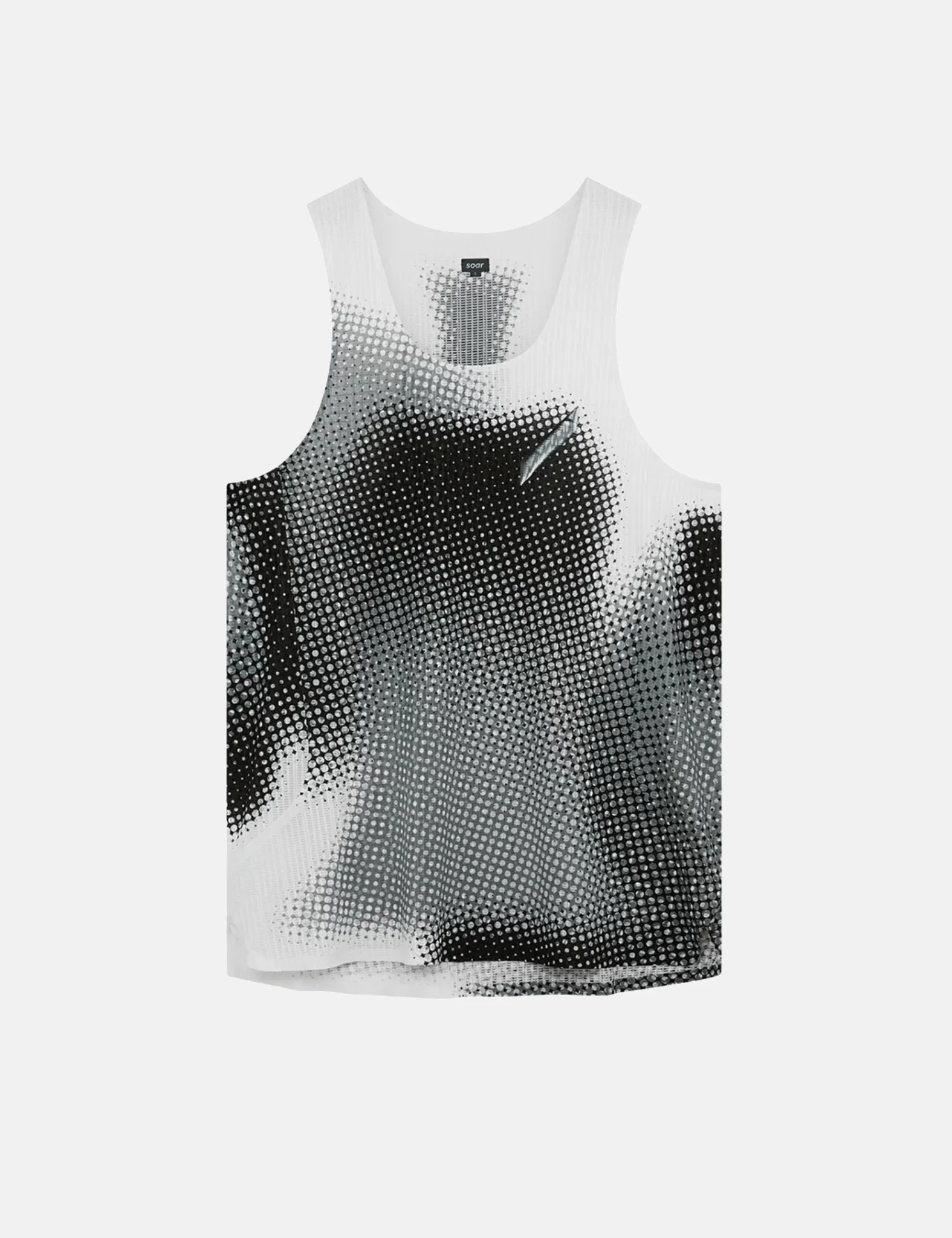 Soar Running Race Vest 2.0 - Black/White
