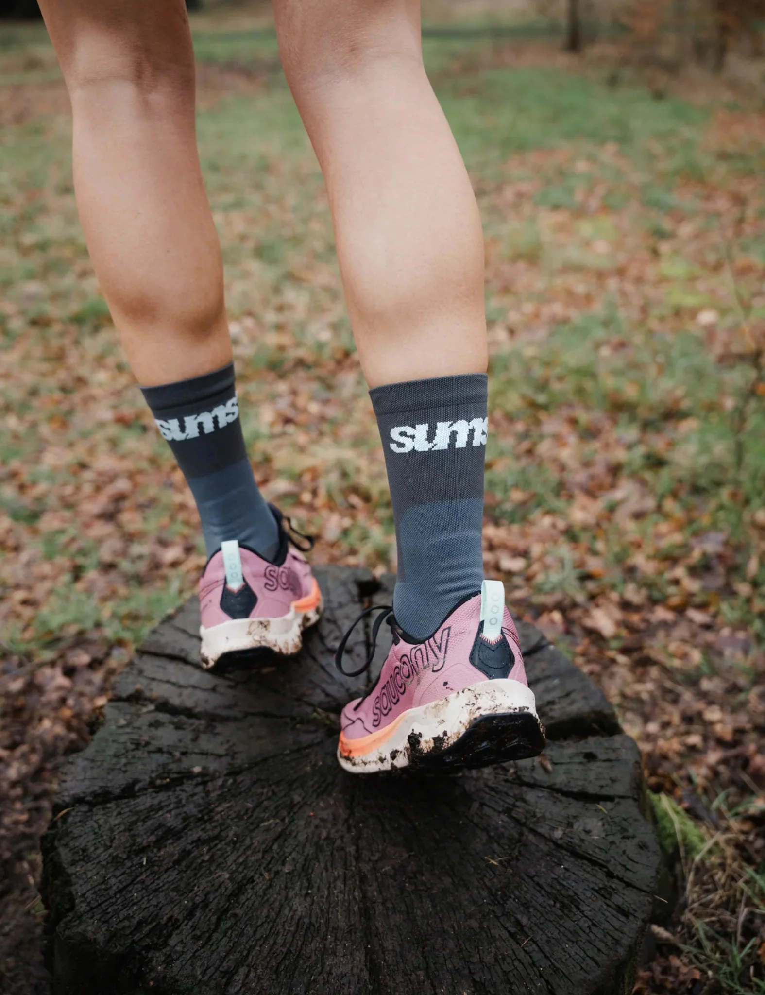 SUMS All Seaons Socks - Beluga/Black - Image 3