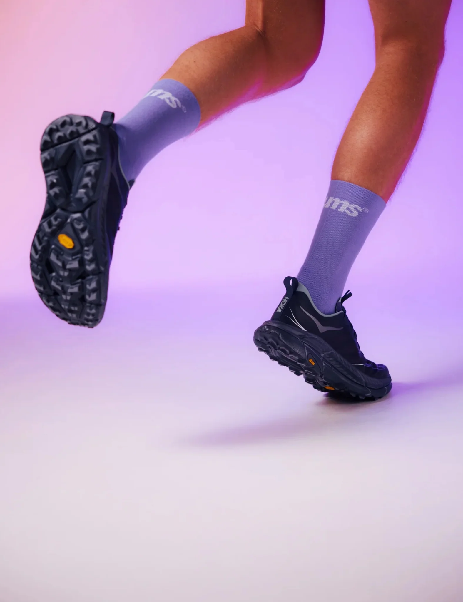 SUMS Merino Socks - Lilac - Image 4