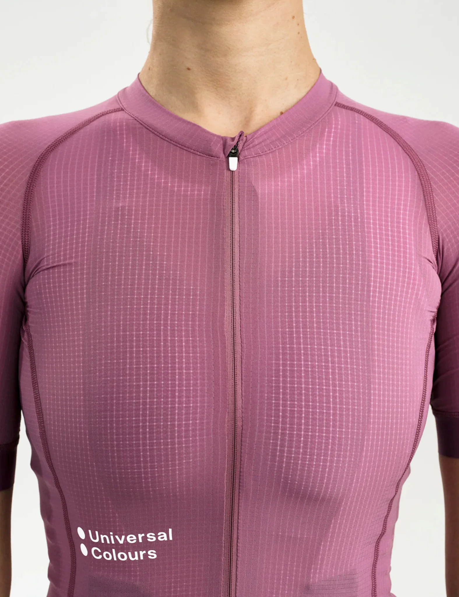 Universal Colours Chroma Light Womens Short Sleeve Jersey - Dusty Lilac - Image 2