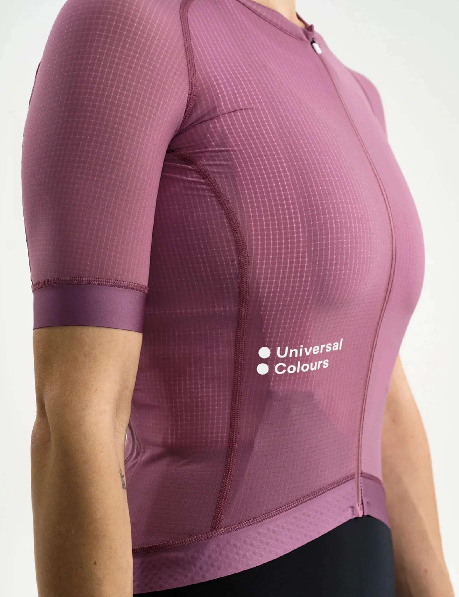 Universal Colours Chroma Light Womens Short Sleeve Jersey - Dusty Lilac - Image 3