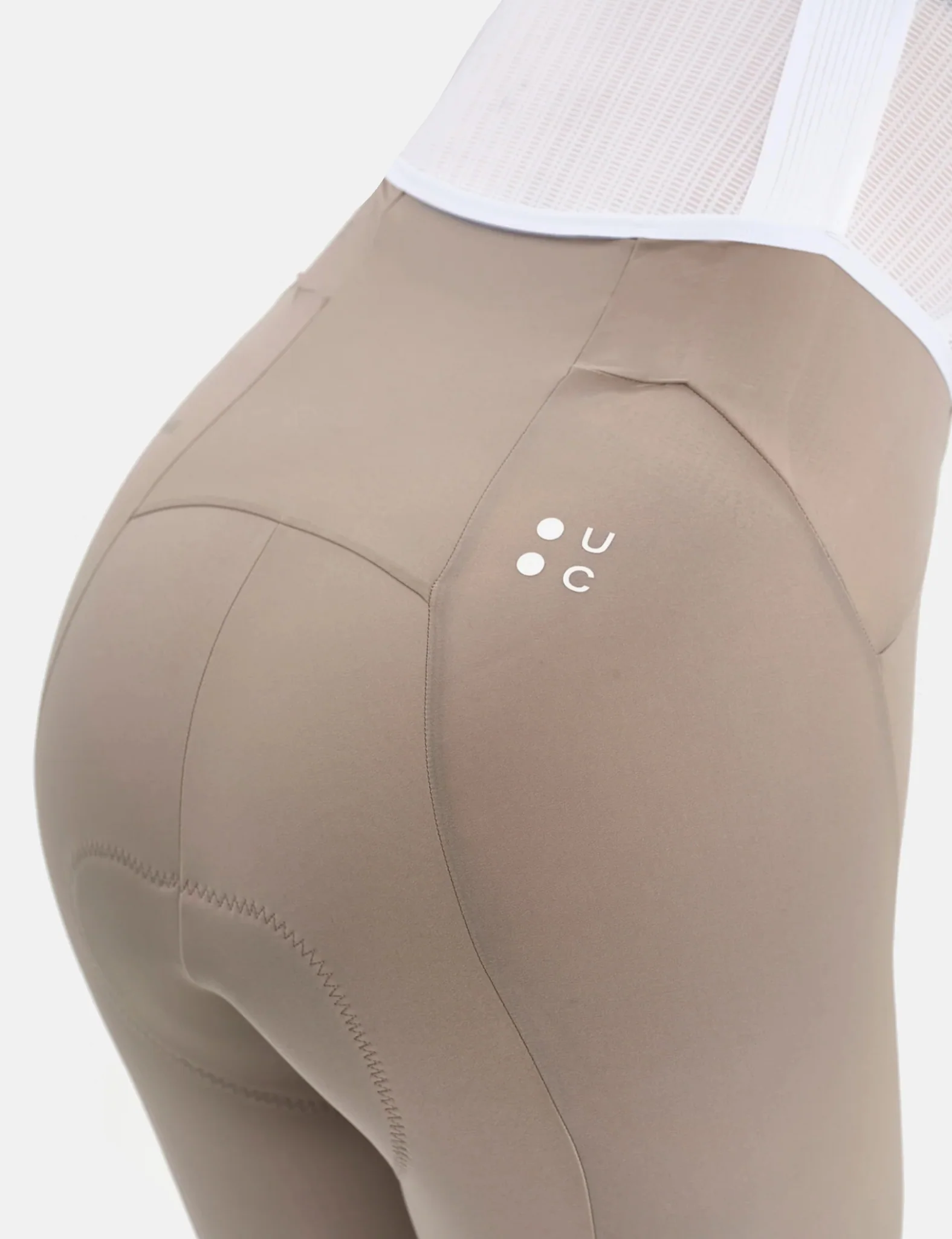 Universal Colours Chroma Womens Bib Short - Moon Grey - Image 3