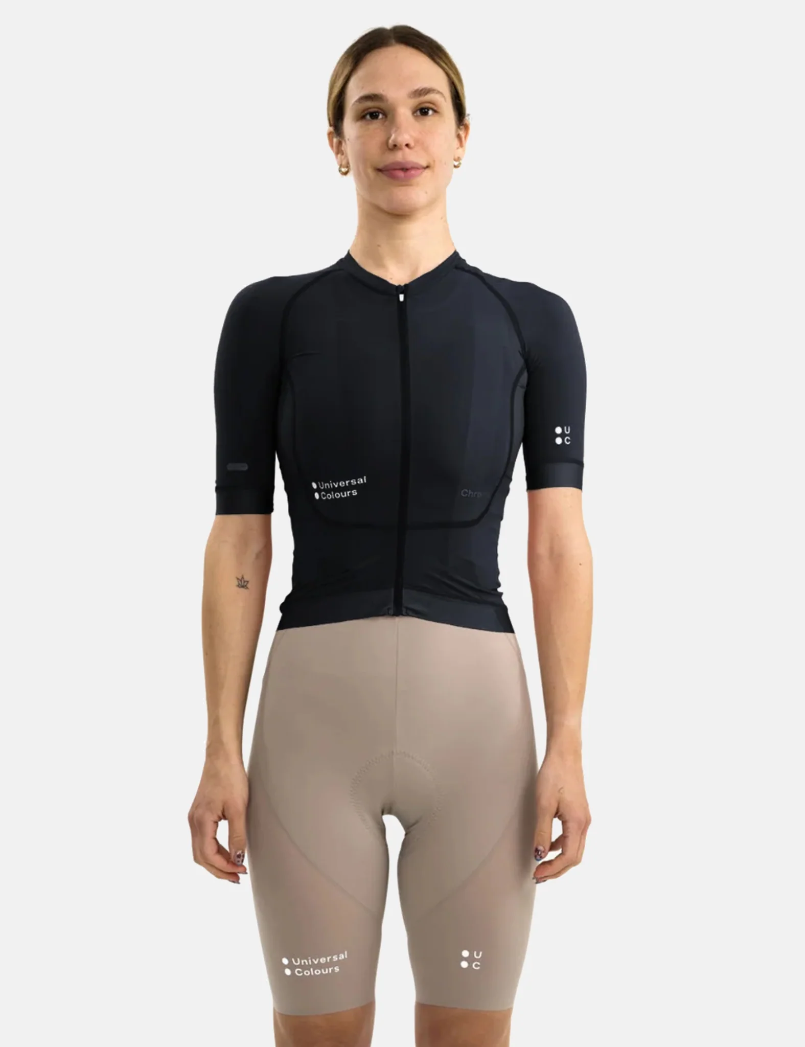 Universal Colours Chroma Womens Short Sleeve Jersey - Black