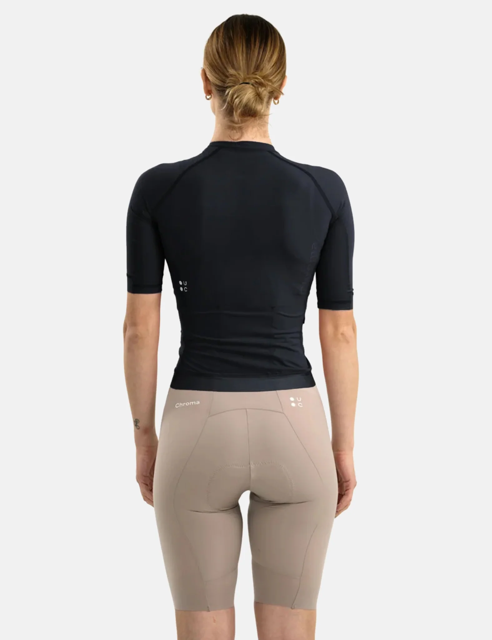 Universal Colours Chroma Womens Short Sleeve Jersey - Black - Image 4