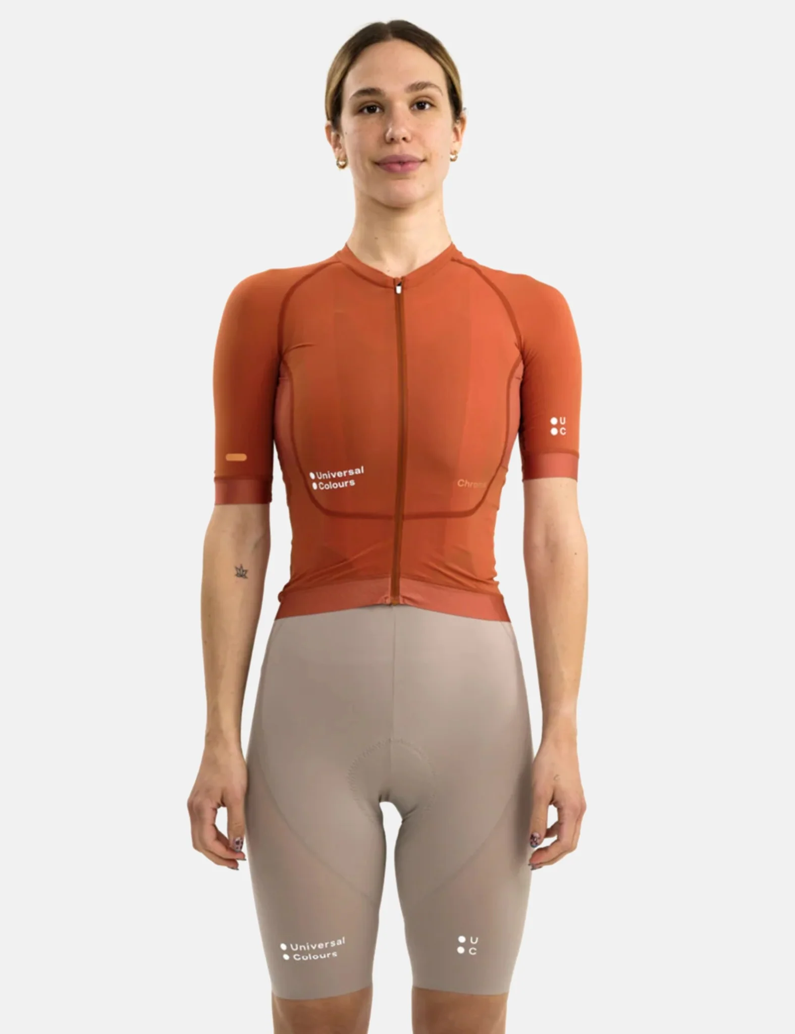 Universal Colours Chroma Womens Short Sleeve Jersey - Cyprus Copper