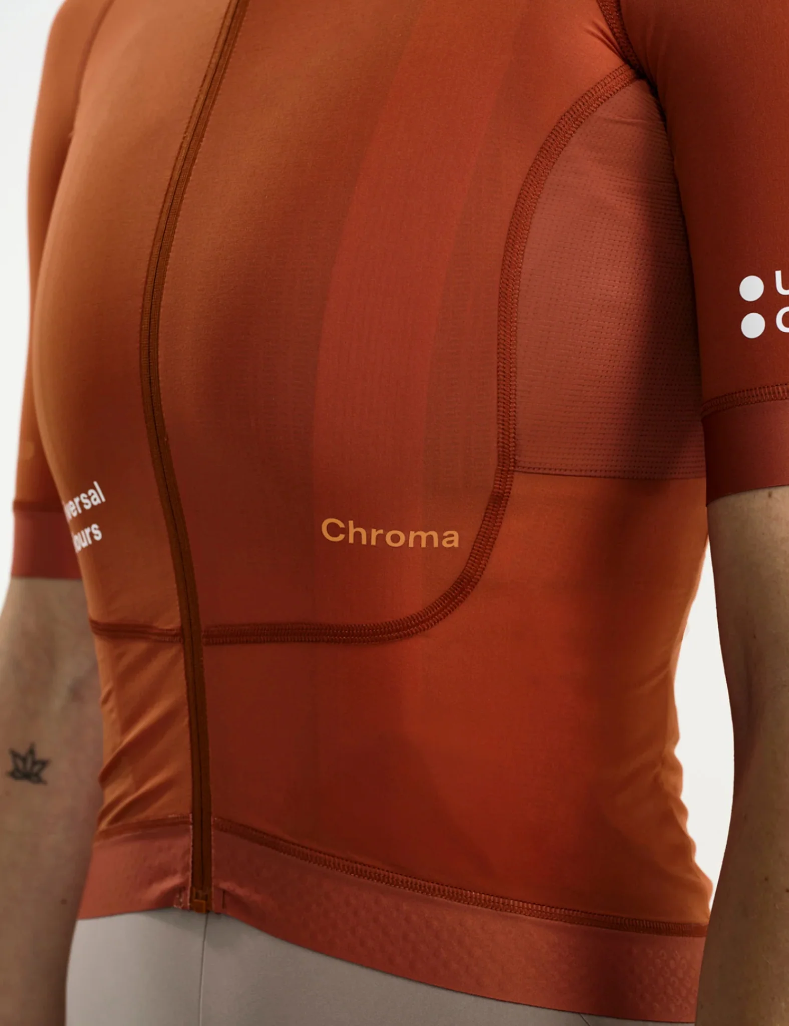 Universal Colours Chroma Womens Short Sleeve Jersey - Cyprus Copper - Image 2