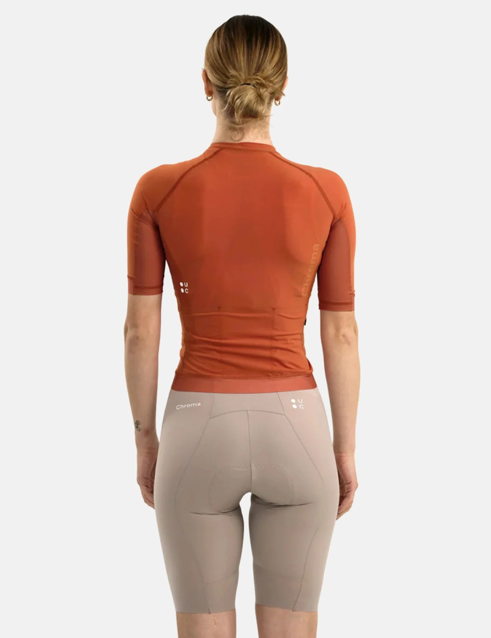 Universal Colours Chroma Womens Short Sleeve Jersey - Cyprus Copper - Image 4