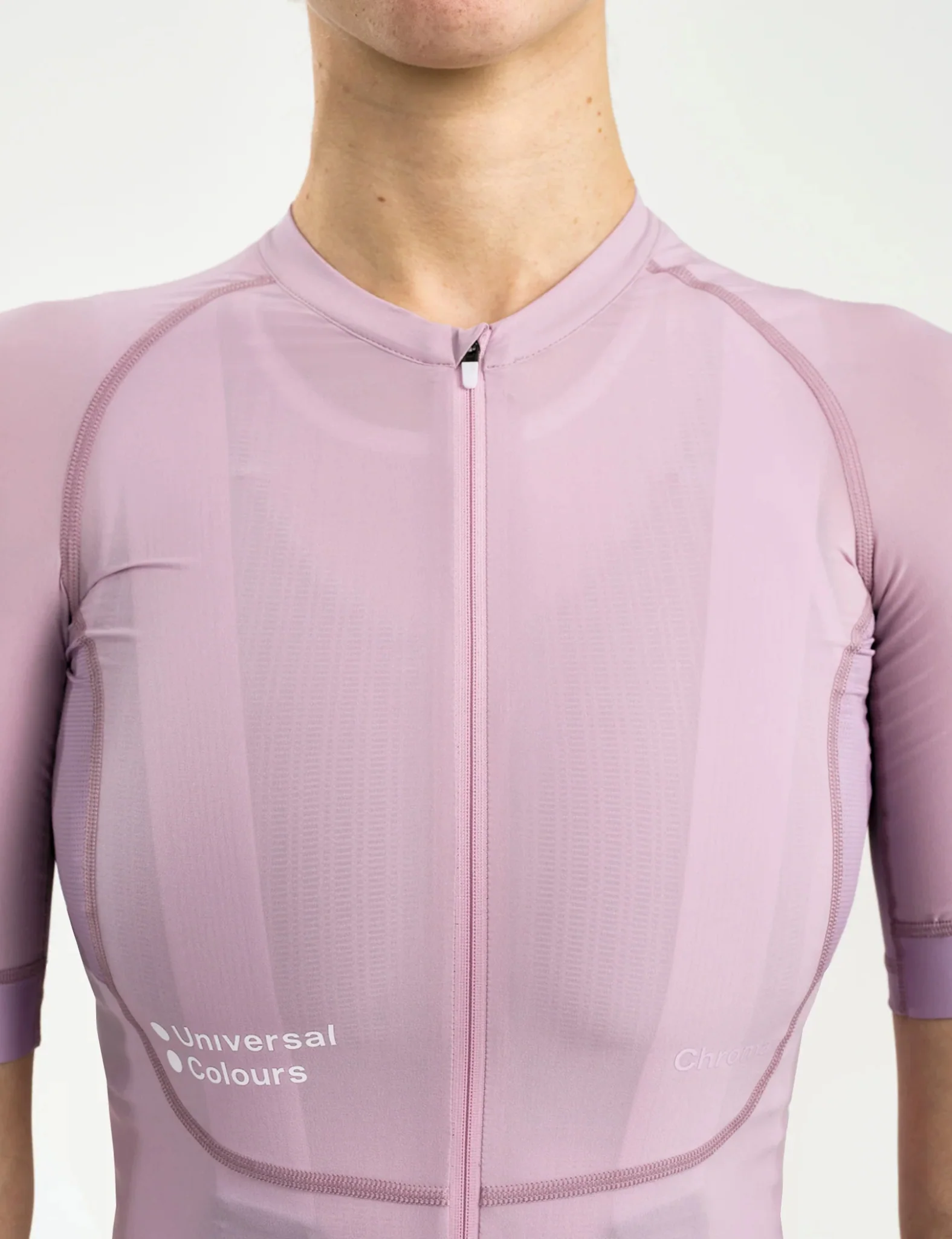 Universal Colours Chroma Womens Short Sleeve Jersey - Washed Lilac - Image 2