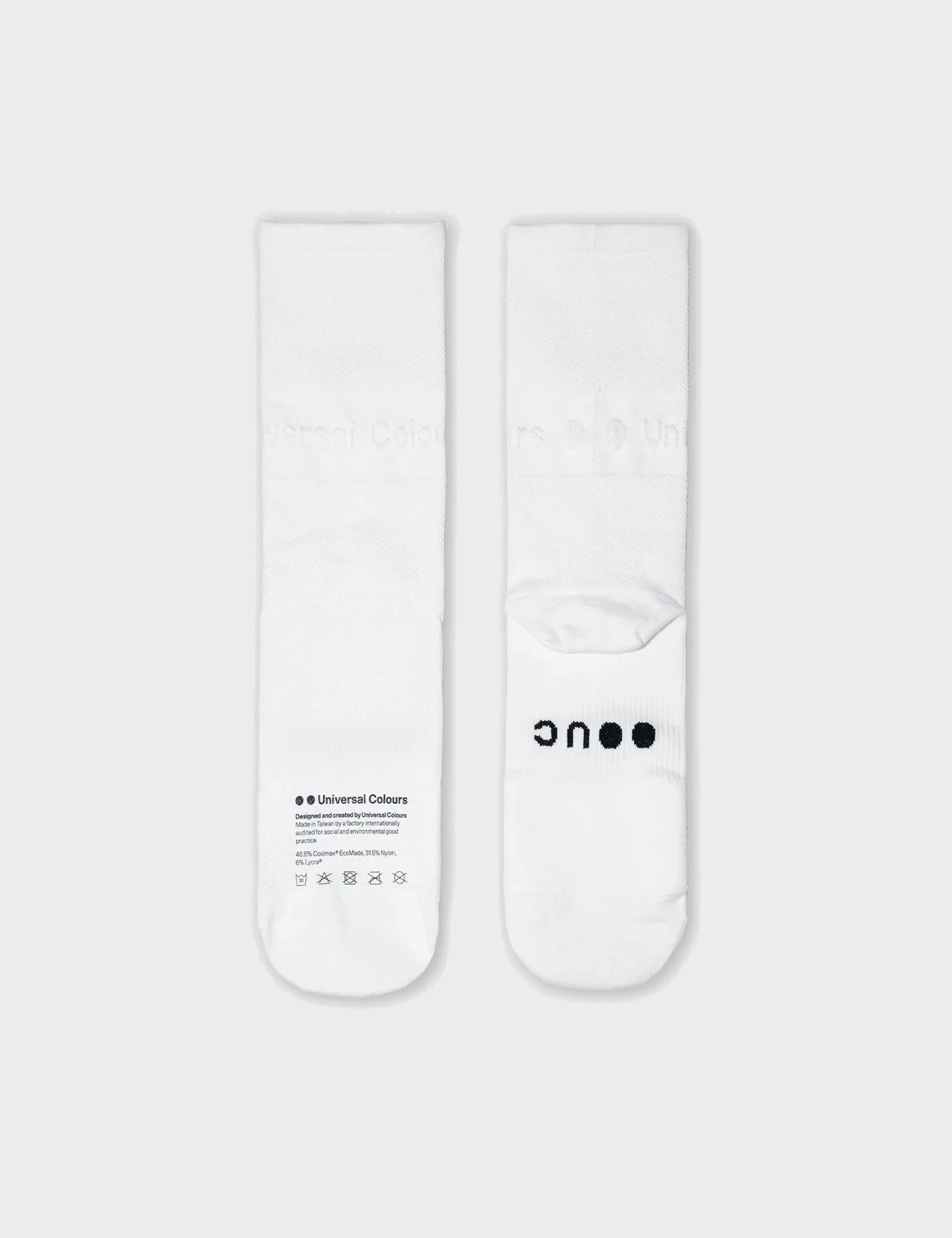 Universal Colours Lightweight Summer Socks - White