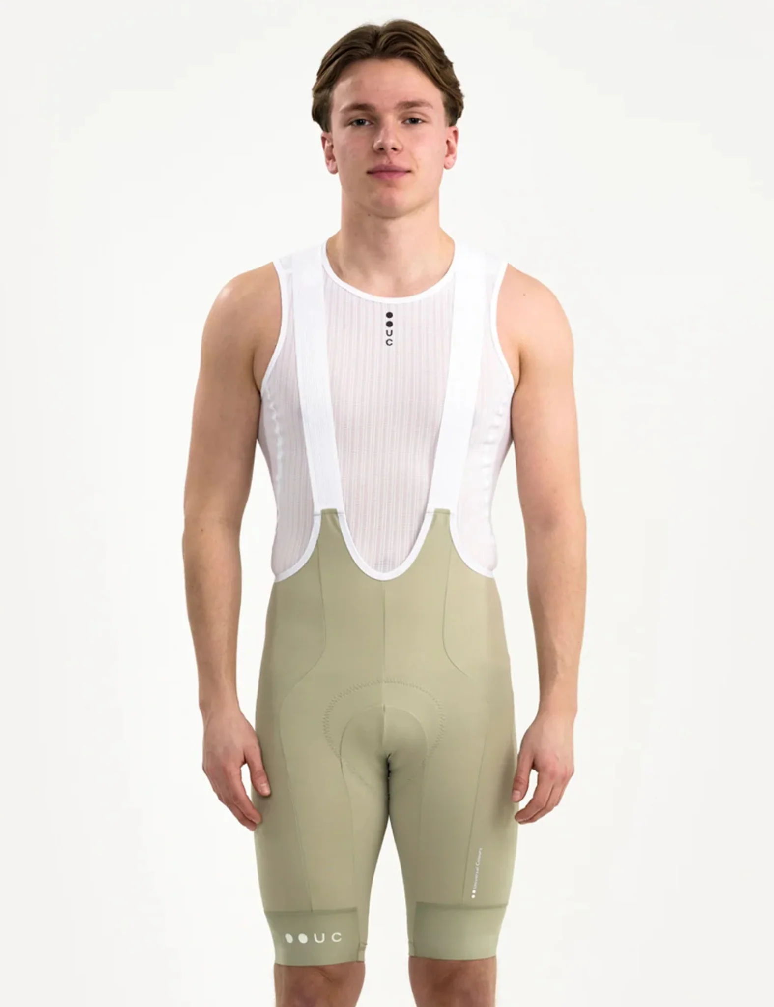 Universal Colours Mono Bib Shorts 2.0 - Green Tea