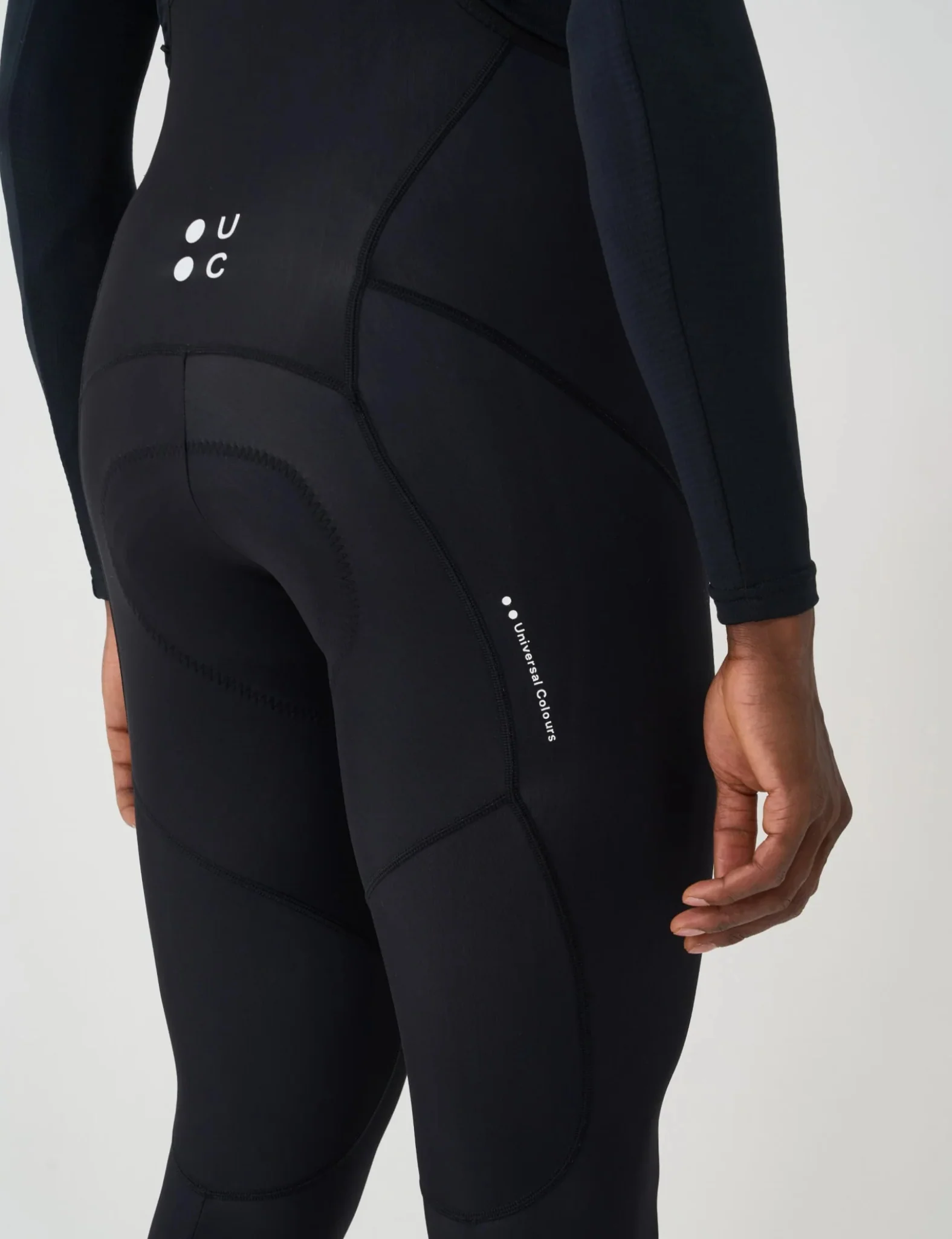 Universal Colours Mono Bib Tights - Black - Image 2