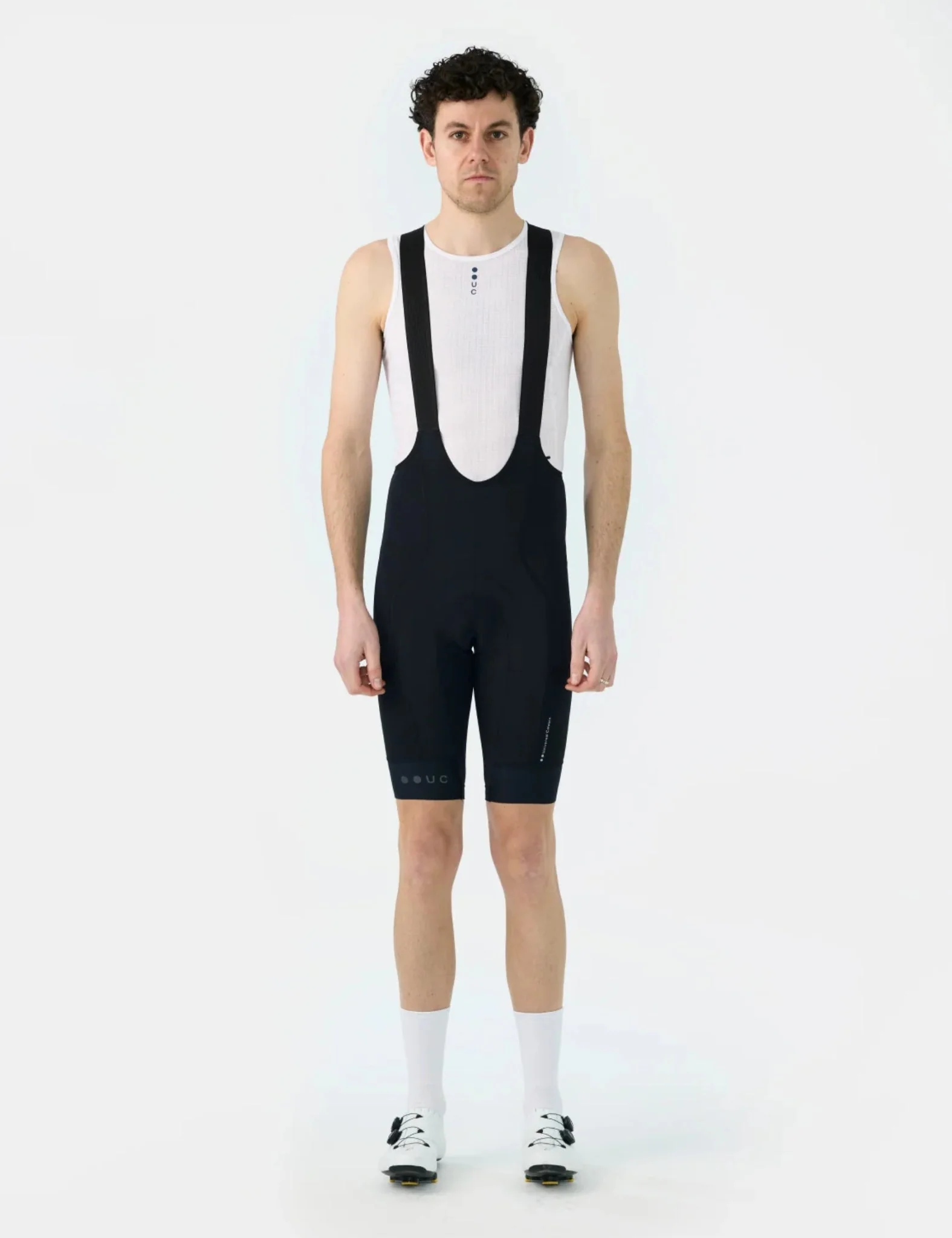 Universal Colours Mono Cargo Bib Shorts - Black