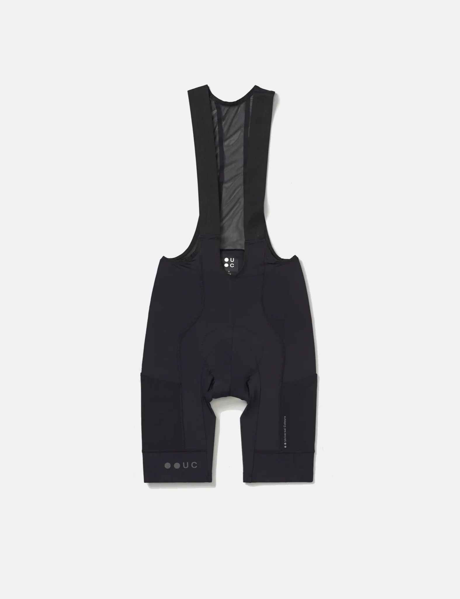 Universal Colours Mono Cargo Bib Shorts - Black - Image 2