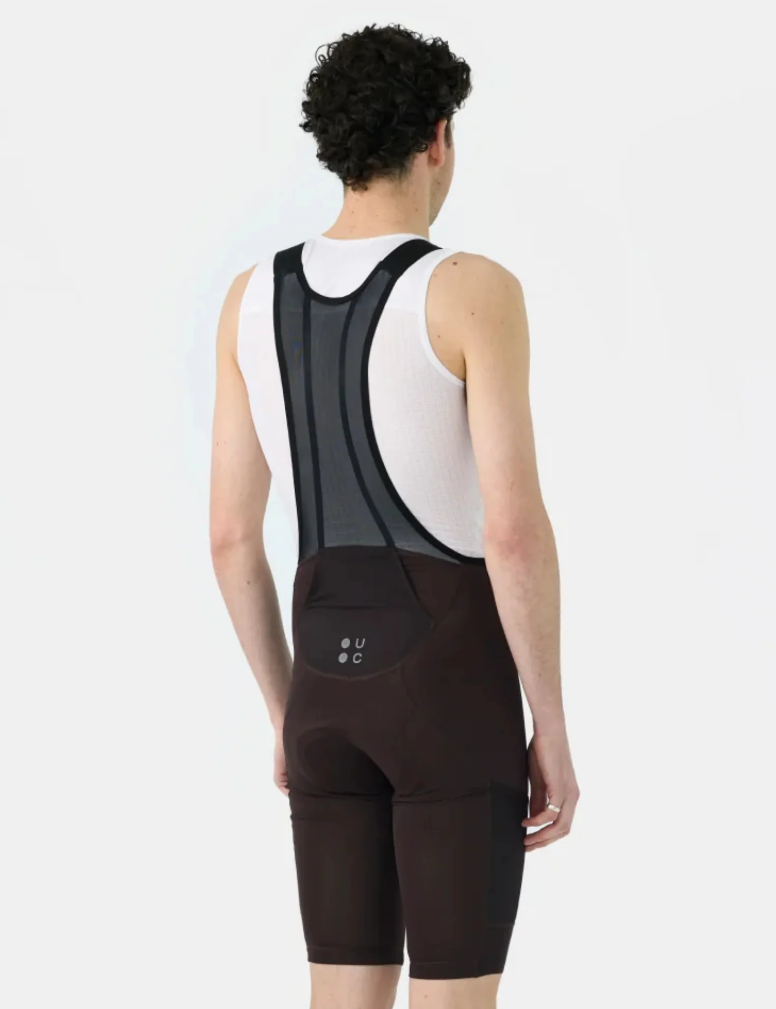 Universal Colours Mono Cargo Bib Shorts - Heavy Bark Brown - Image 4