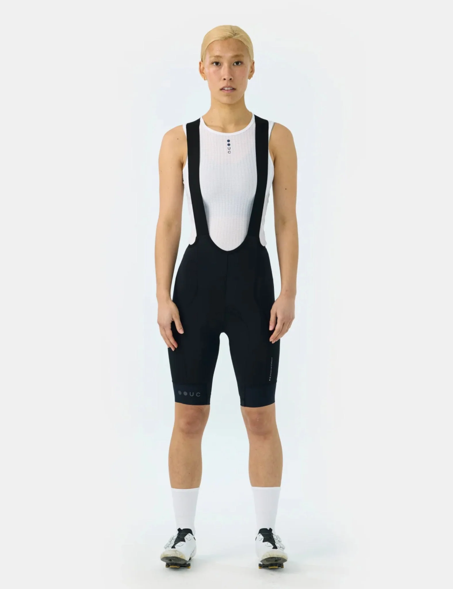 Universal Colours Mono Cargo Womens Bib Short - Black