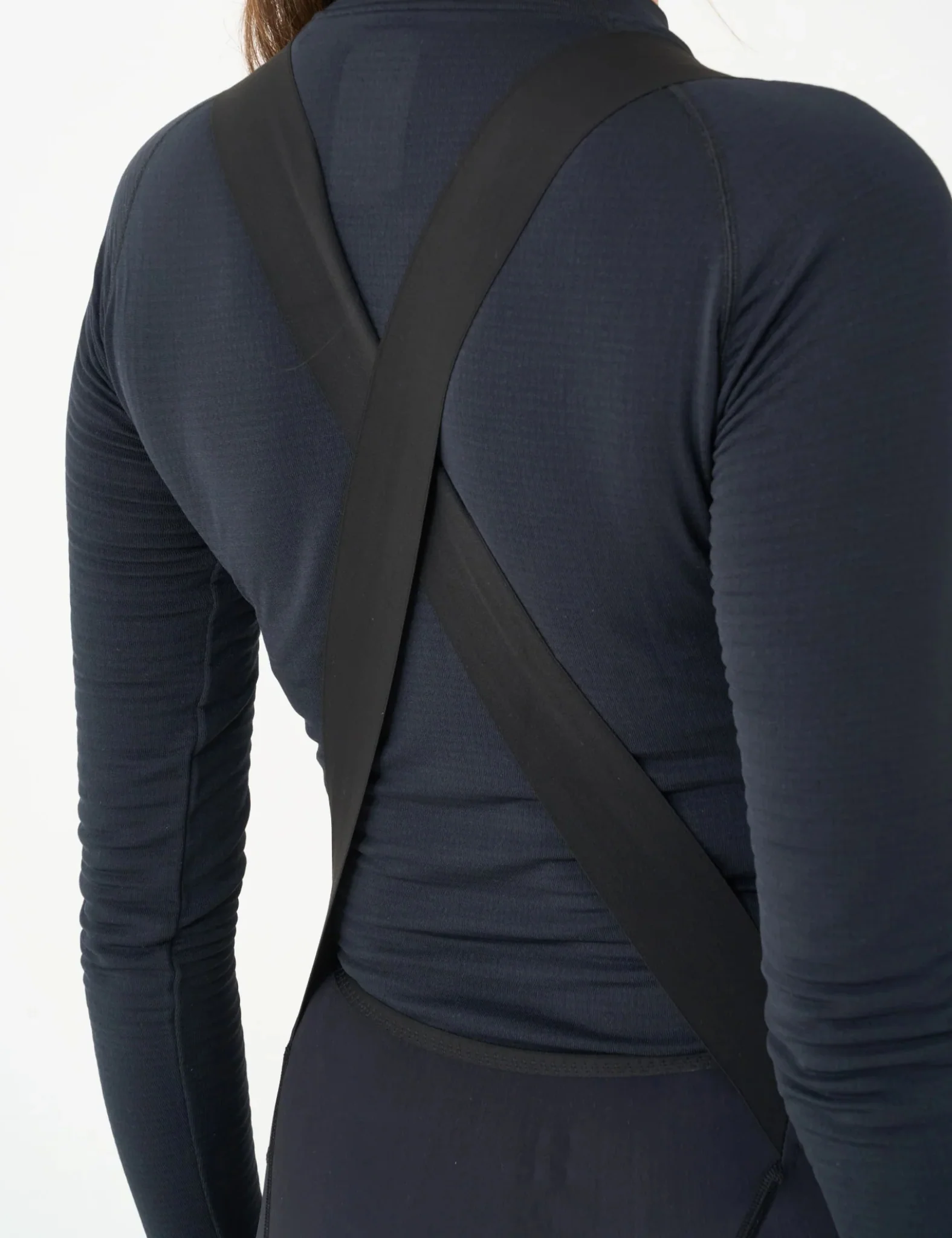 Universal Colours Mono Cargo Womens Bib Tights - Black - Image 3