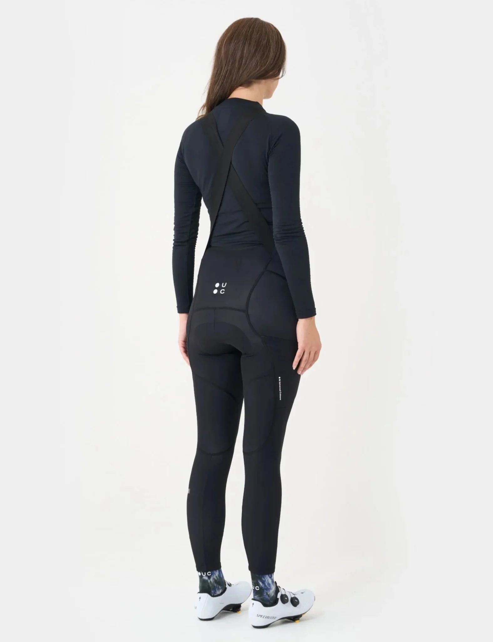 Universal Colours Mono Cargo Womens Bib Tights - Black - Image 4