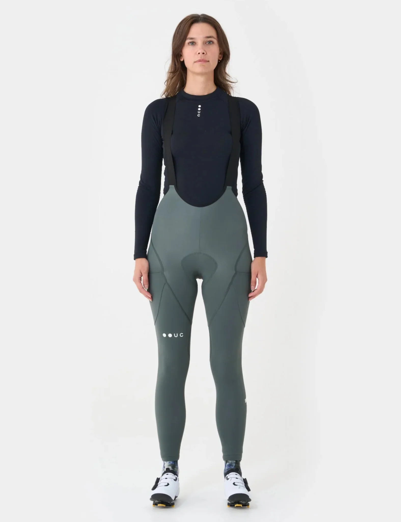 Universal Colours Mono Cargo Womens Bib Tights - Industrial Teal