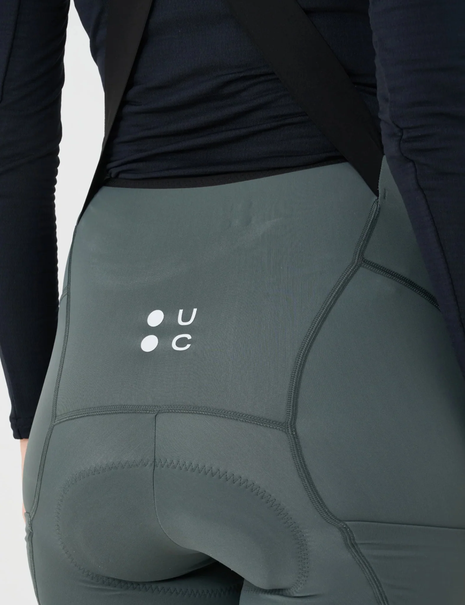 Universal Colours Mono Cargo Womens Bib Tights - Industrial Teal - Image 2