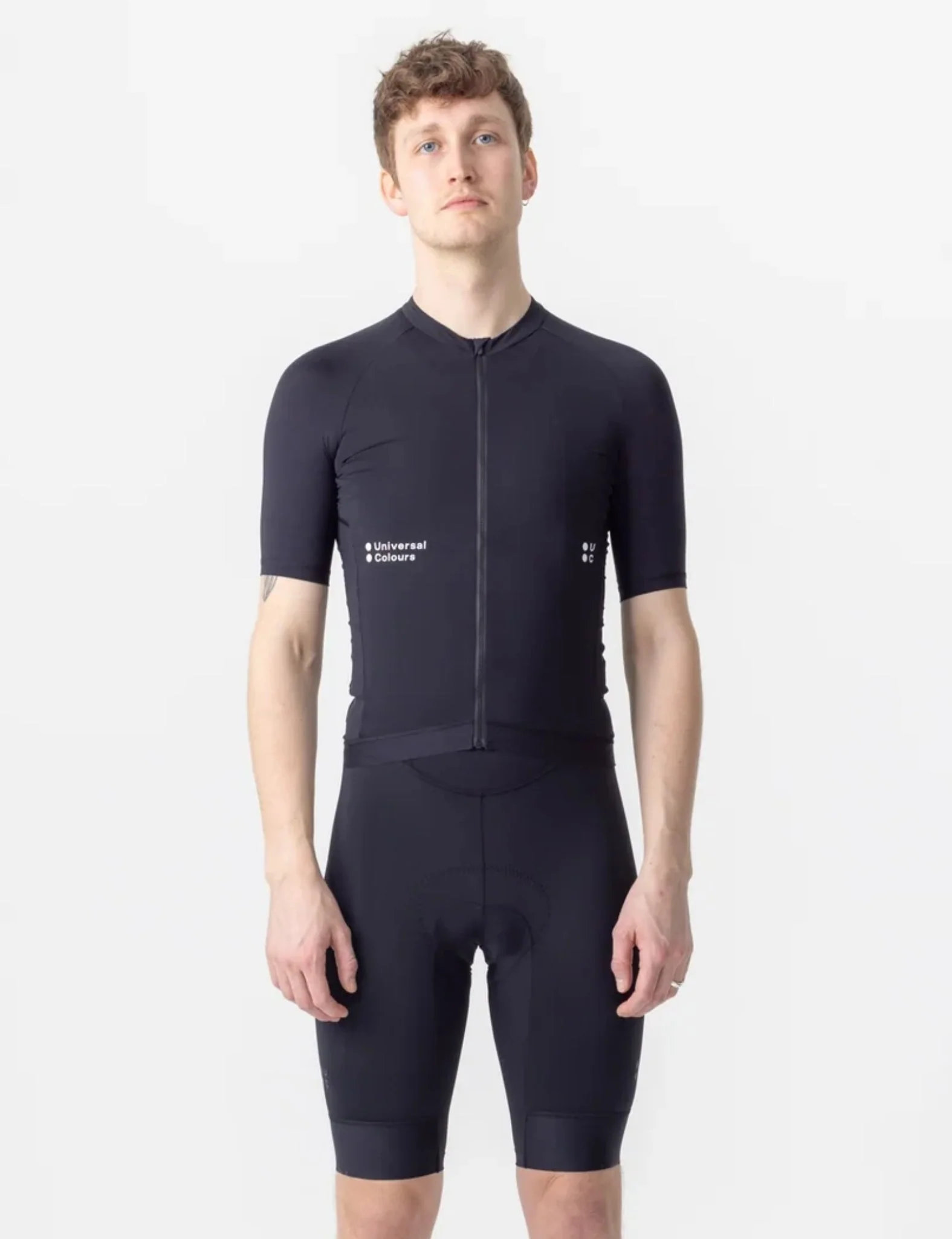 Universal Colours Mono Short Sleeve Jersey - Black