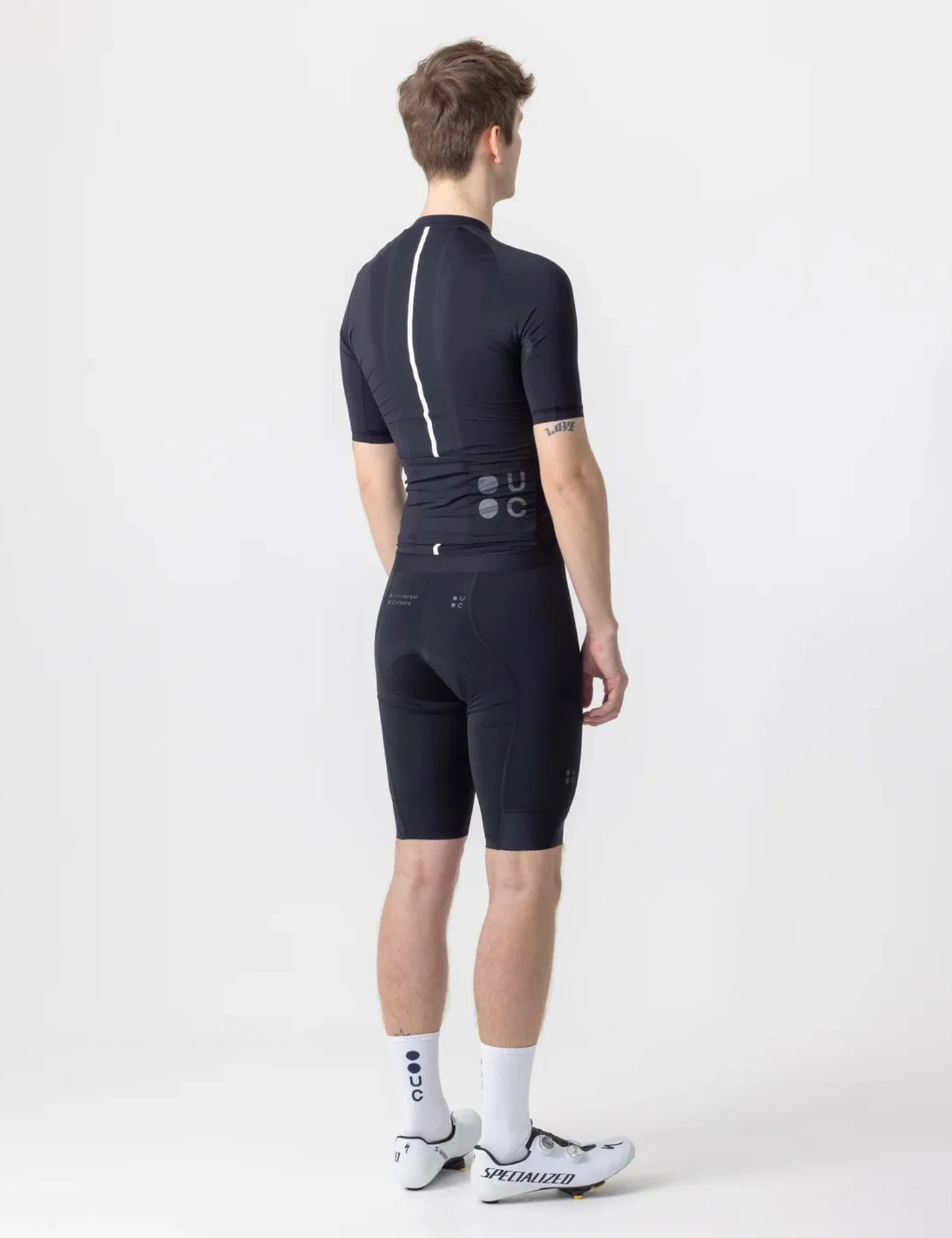 Universal Colours Mono Short Sleeve Jersey - Black - Image 4