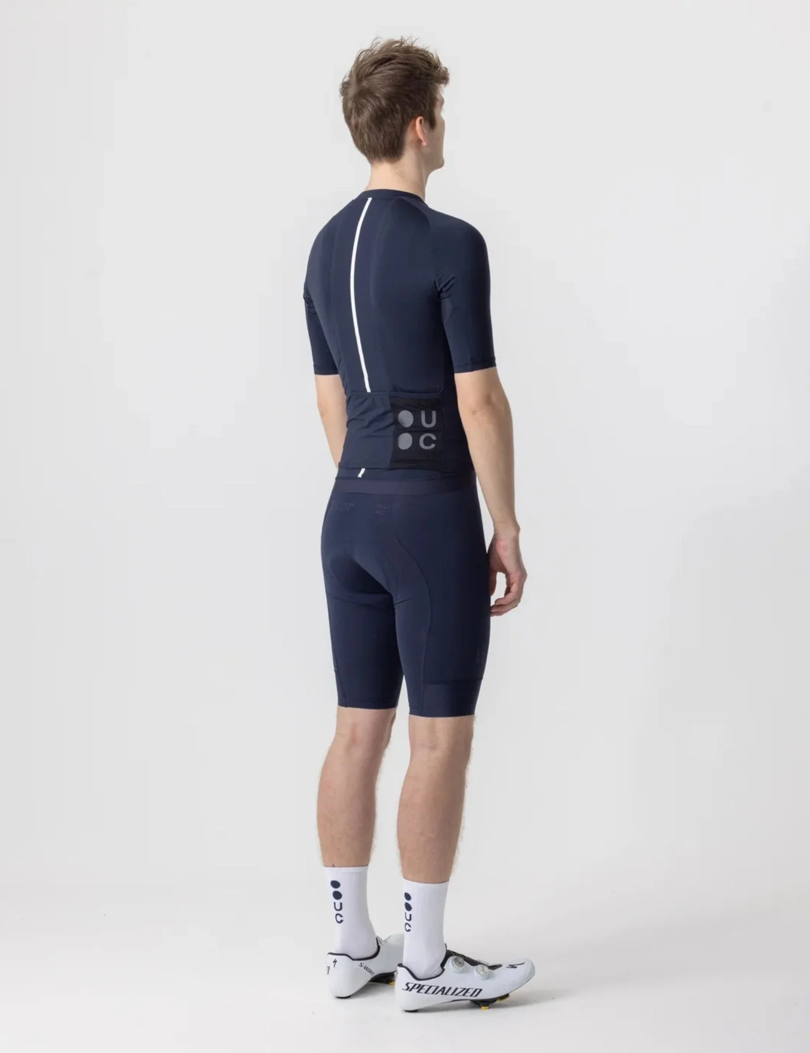 Universal Colours Mono Short Sleeve Jersey - Navy Blue - Image 4