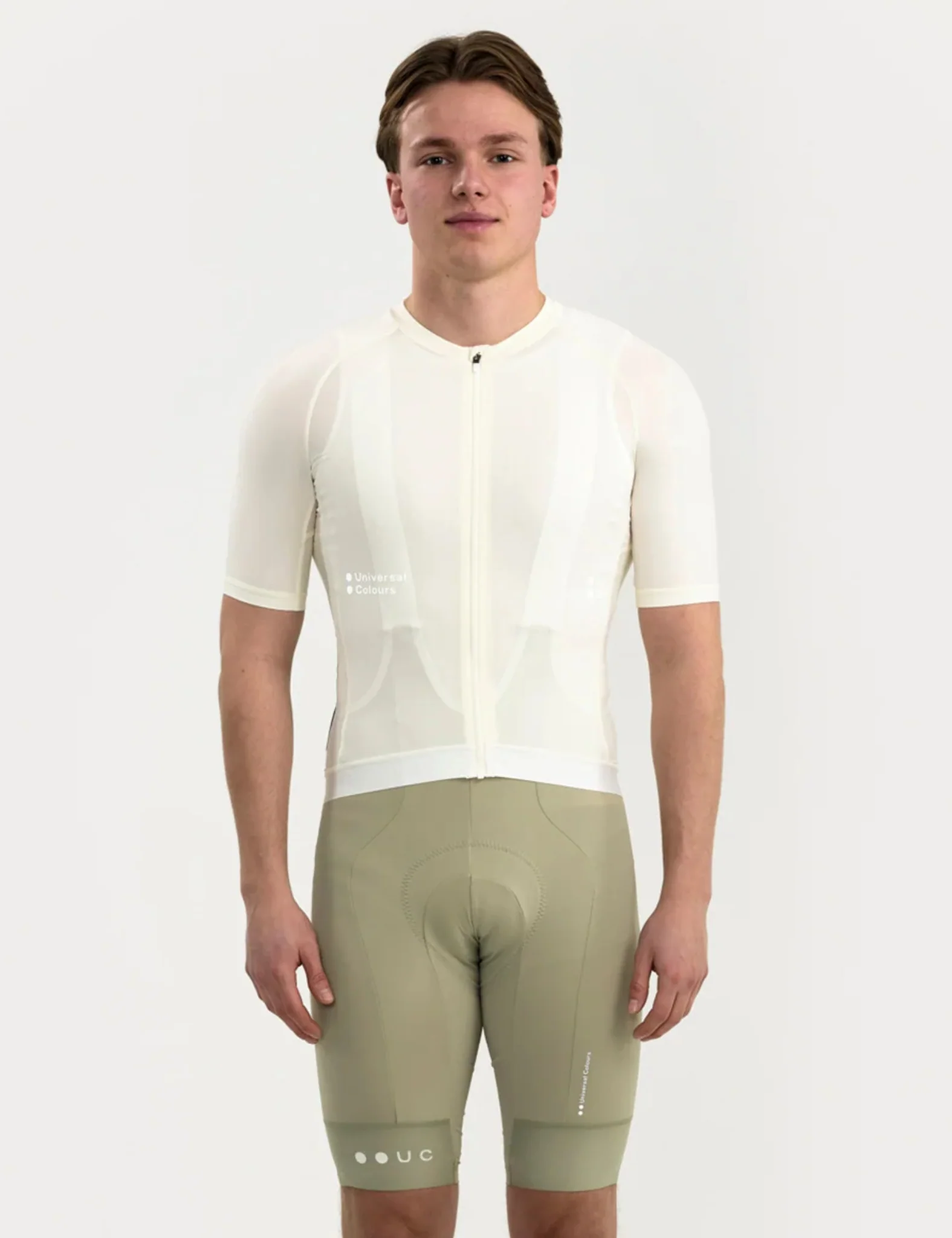 Universal Colours Mono Short Sleeve Jersey - Tampered White