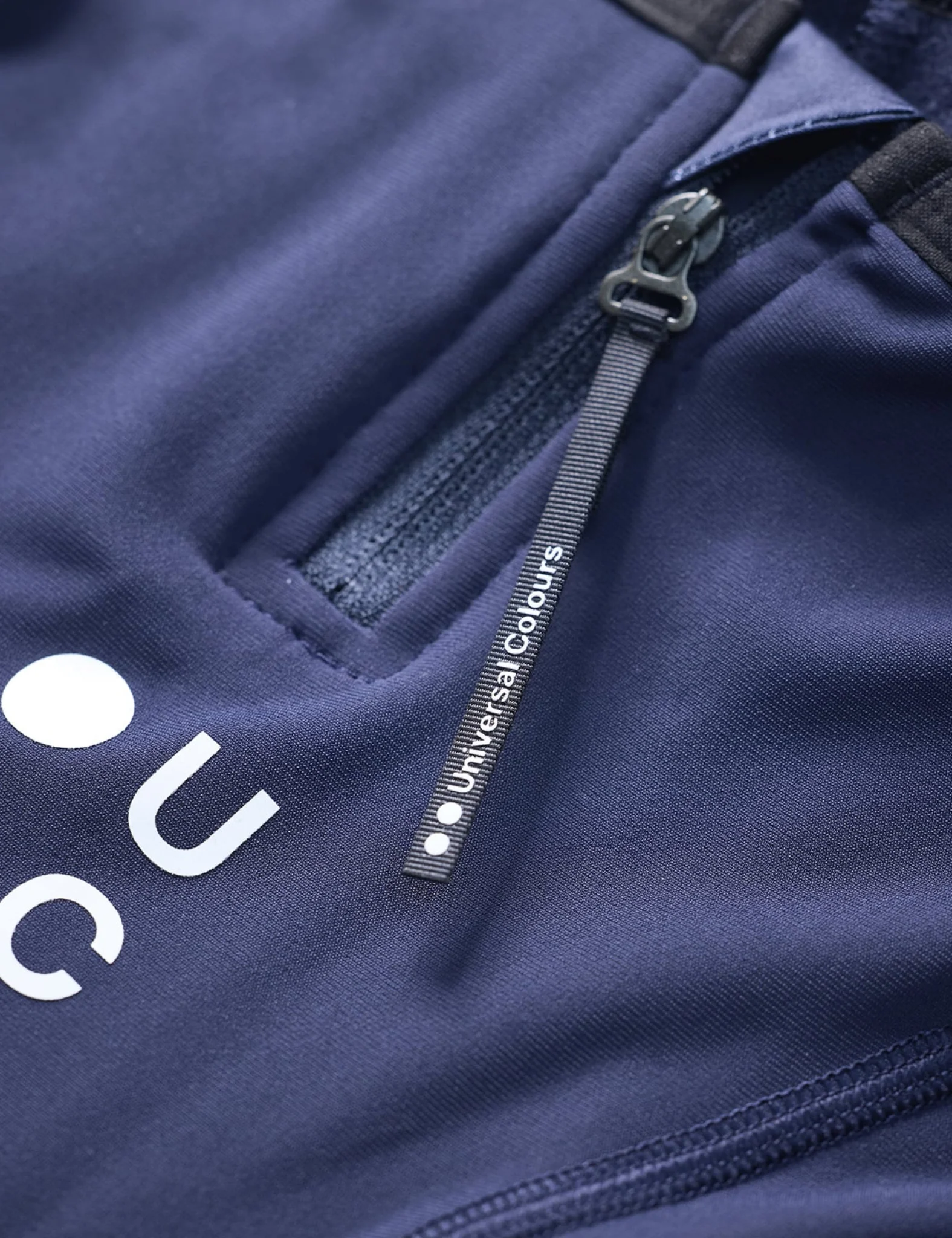 Universal Colours Mono Womens Bib Tights - Navy Blue - Image 3