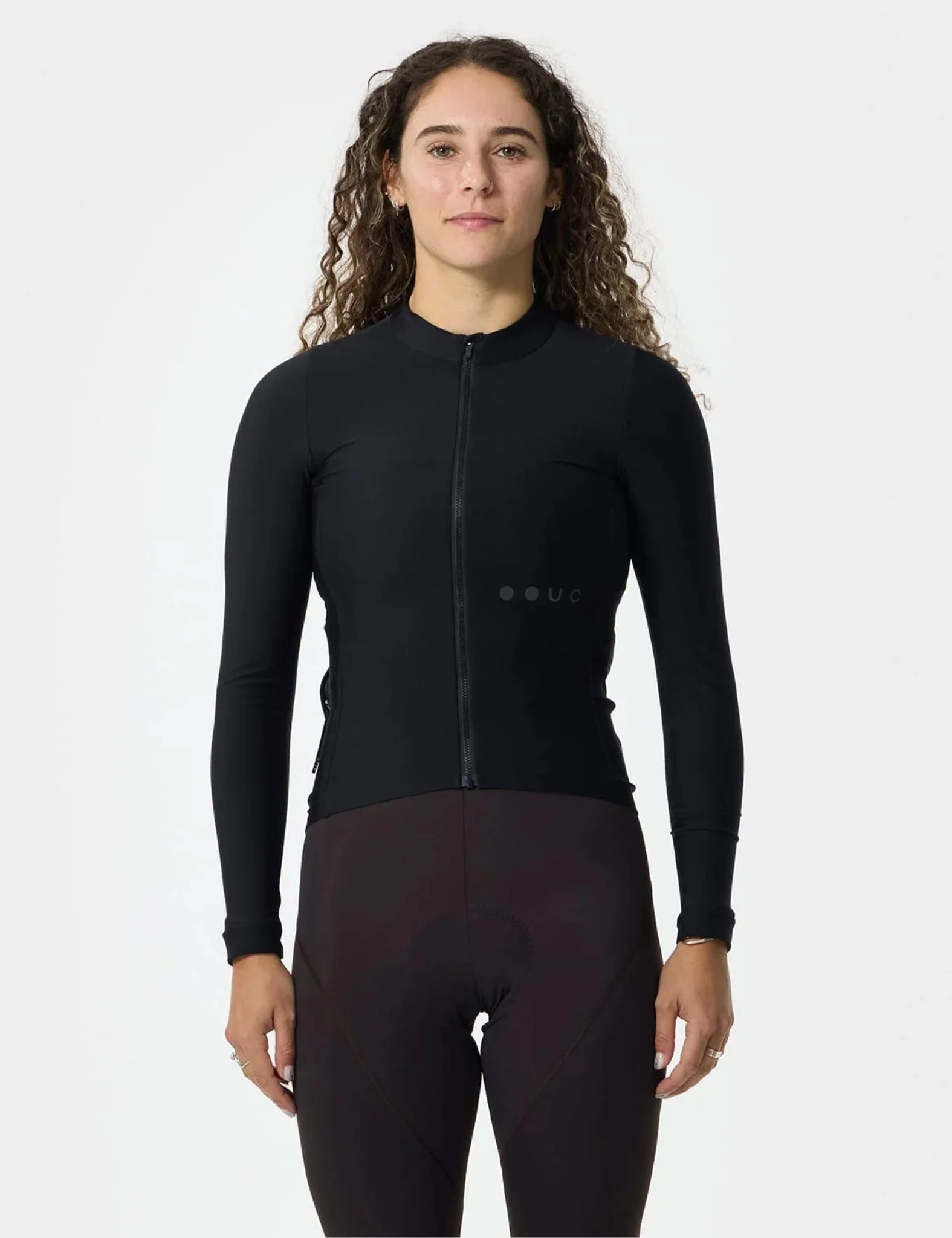 Universal Colours Mono Womens Long Sleeve Jersey - Black