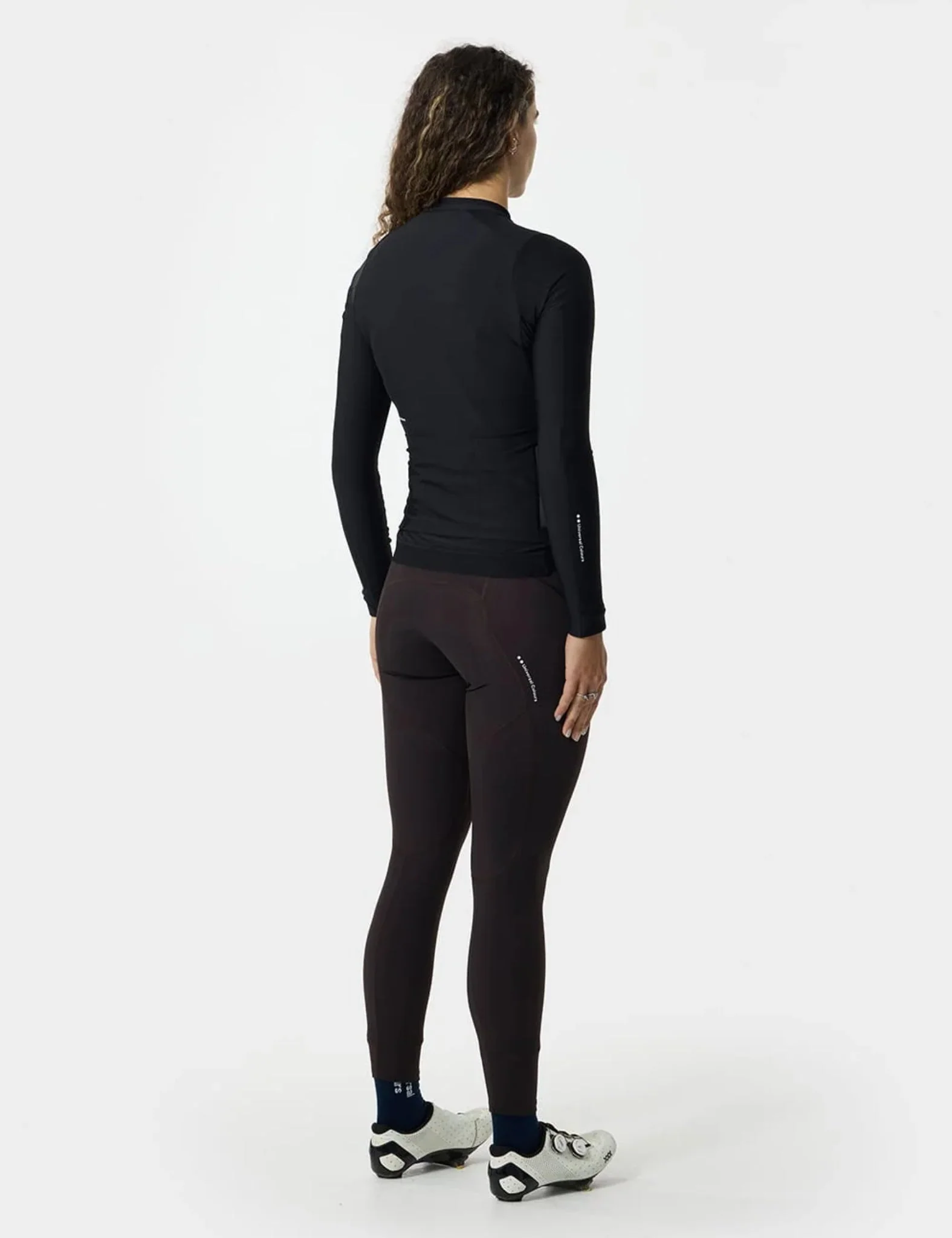 Universal Colours Mono Womens Long Sleeve Jersey - Black - Image 3