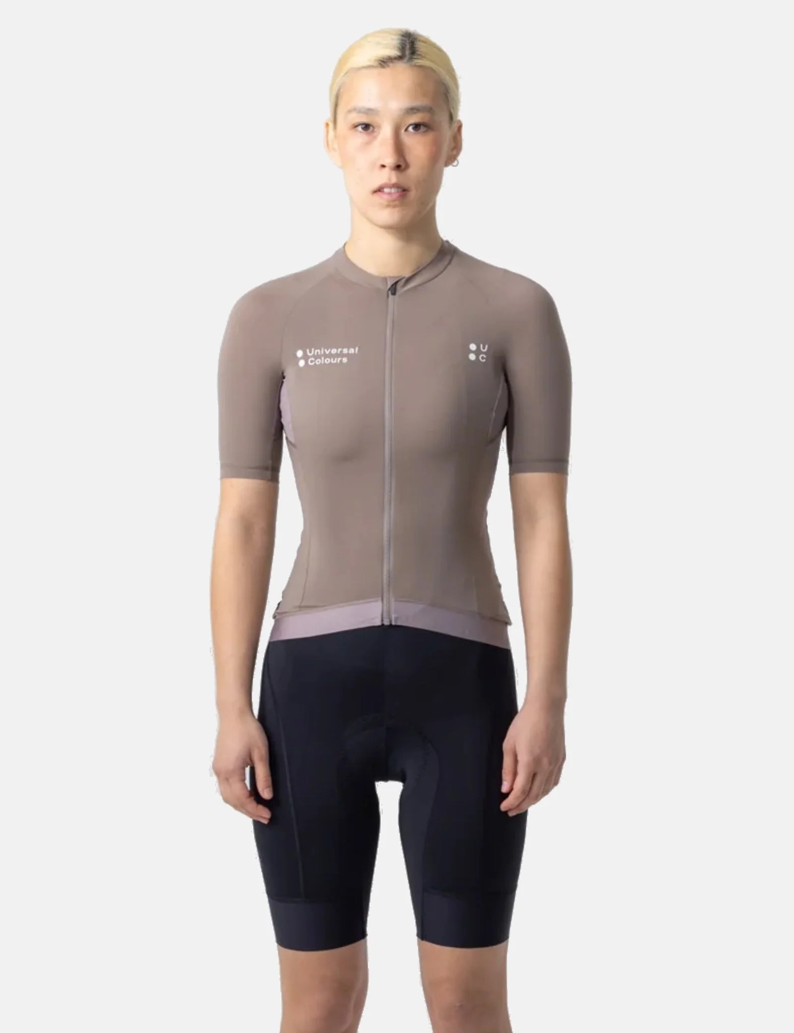 Universal Colours Mono Womens Short Sleeve Jersey - Portobello Grey